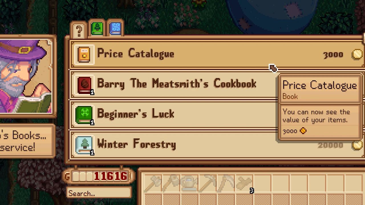 Shipping Bin Label (Fixed - Continued - Summary - Tooltip - 1.6) mod for Stardew Valley