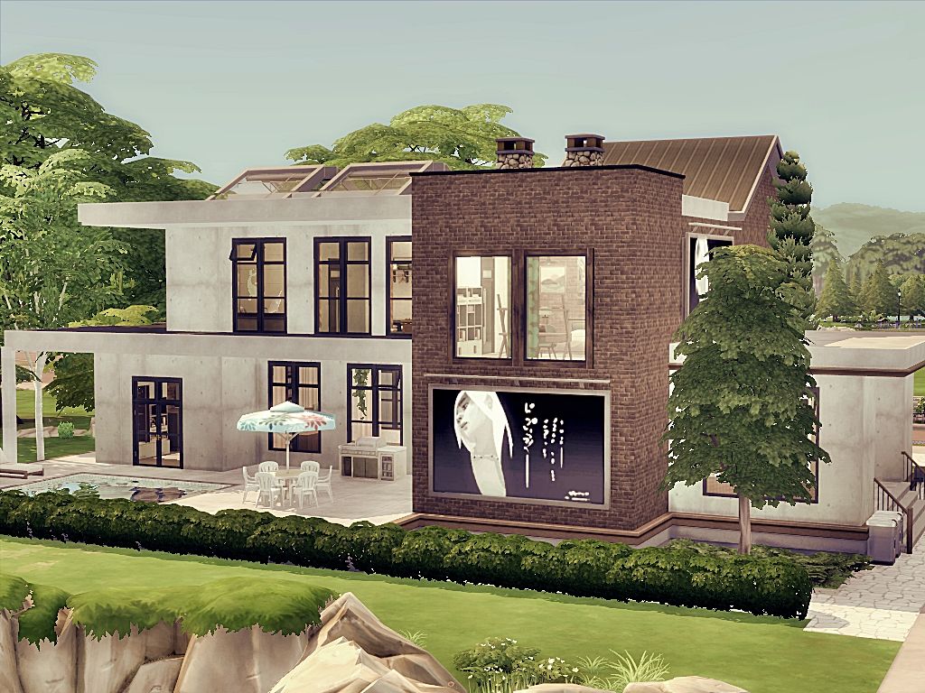 Industrial loft Sky II mod for The Sims 4 