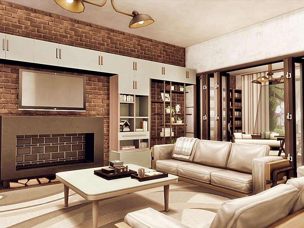 Industrial loft Sky II mod for The Sims 4 