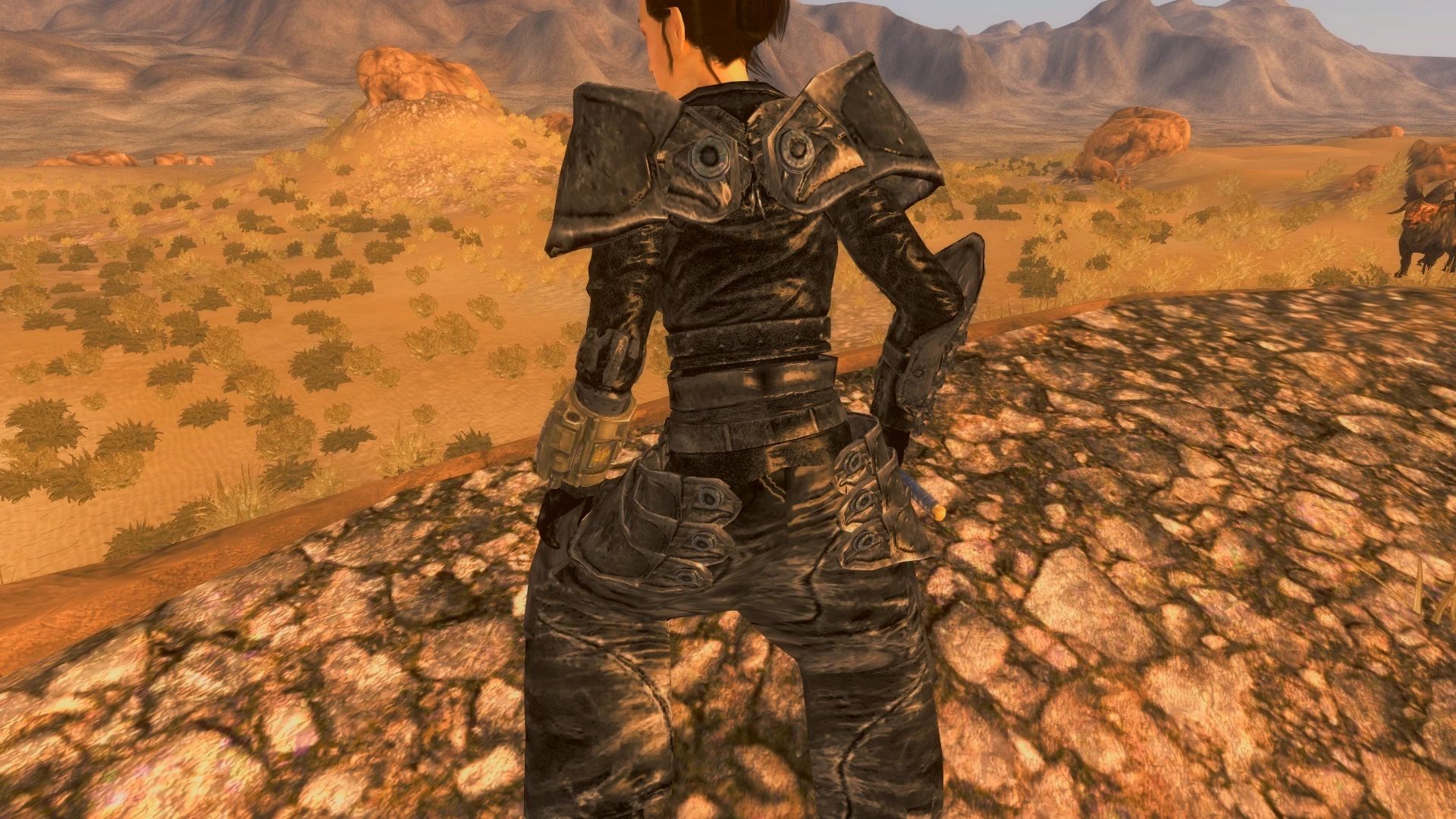 Hellfire Leather Armor NV and TTW Port mod for Fallout: New Vegas