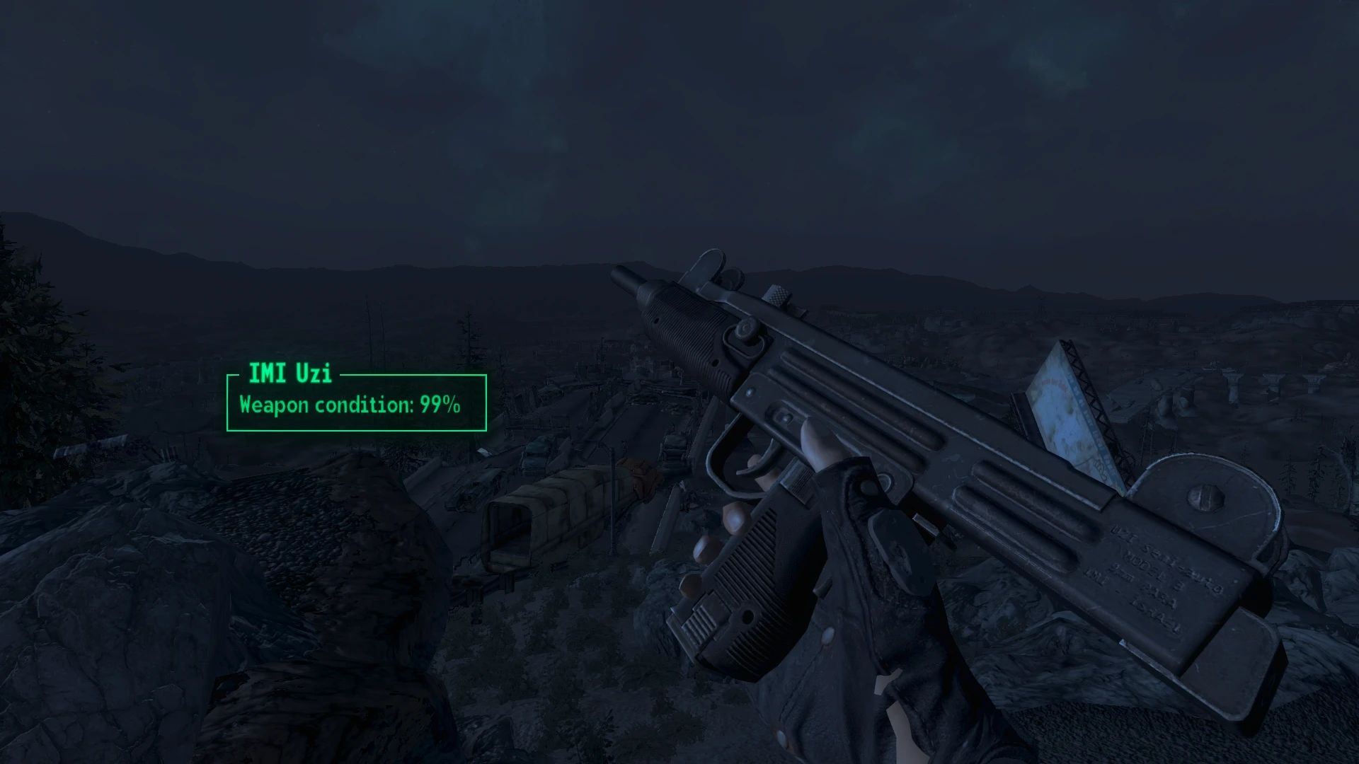 Millenia UZI Stock Clipping Fix mod for Fallout: New Vegas