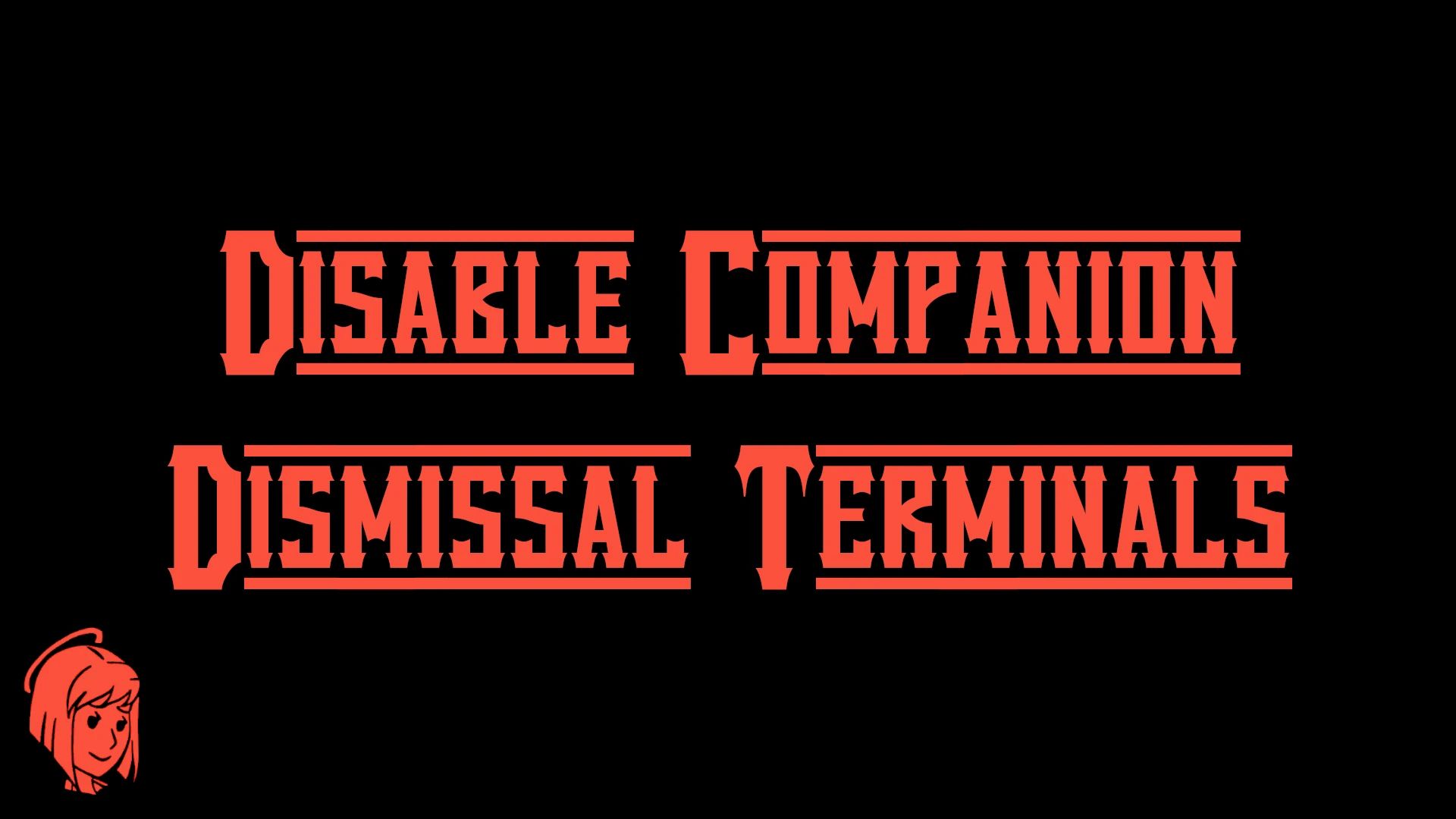 Disable Companion Dismissal Terminals - ESP Free mod for Fallout: New Vegas