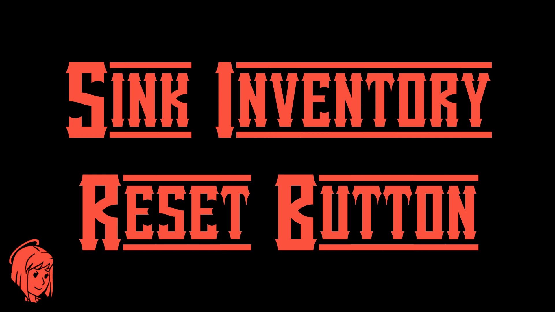 Sink Inventory Reset Button mod for Fallout: New Vegas