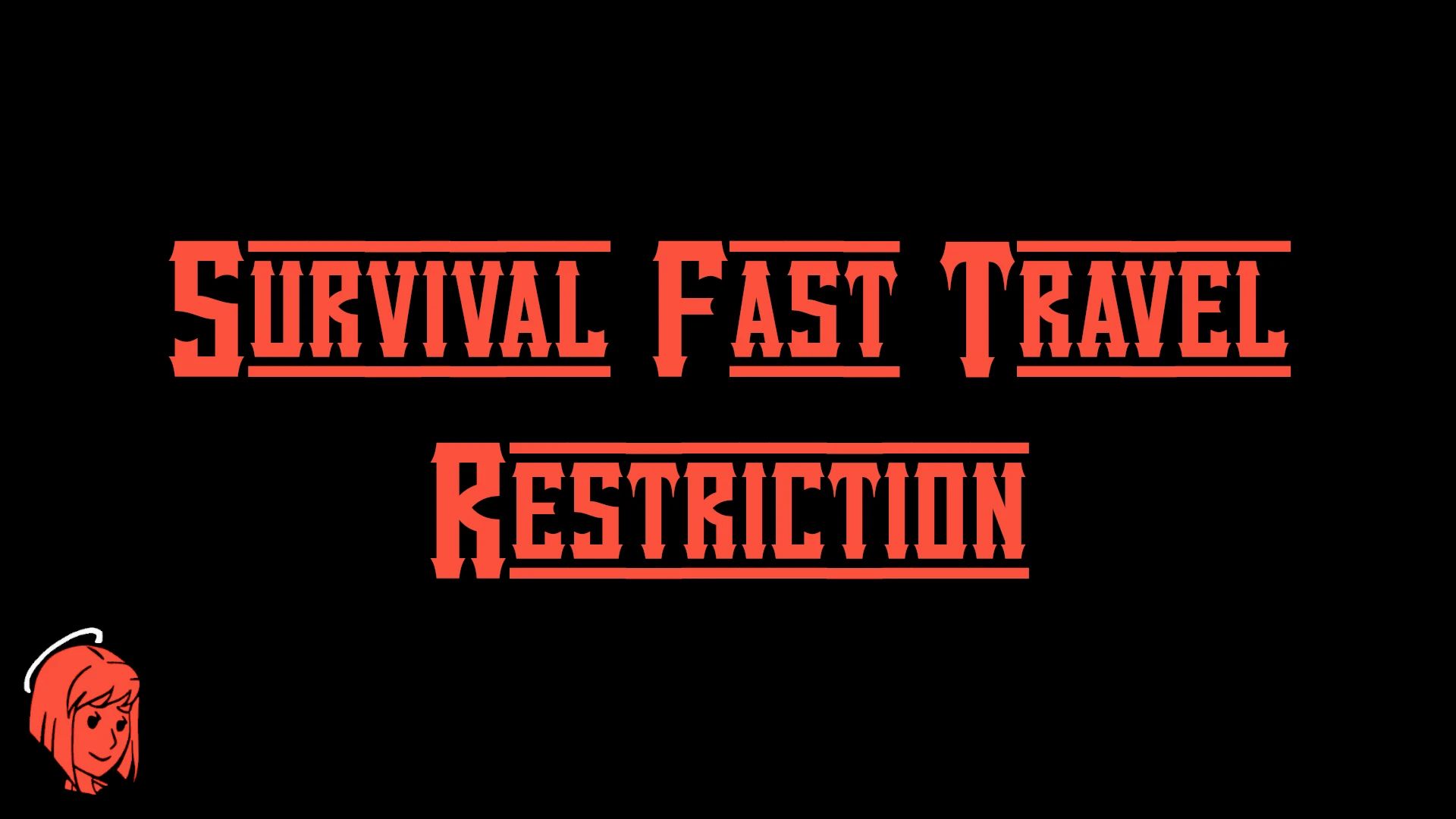 Survival Fast Travel Restriction mod for Fallout: New Vegas