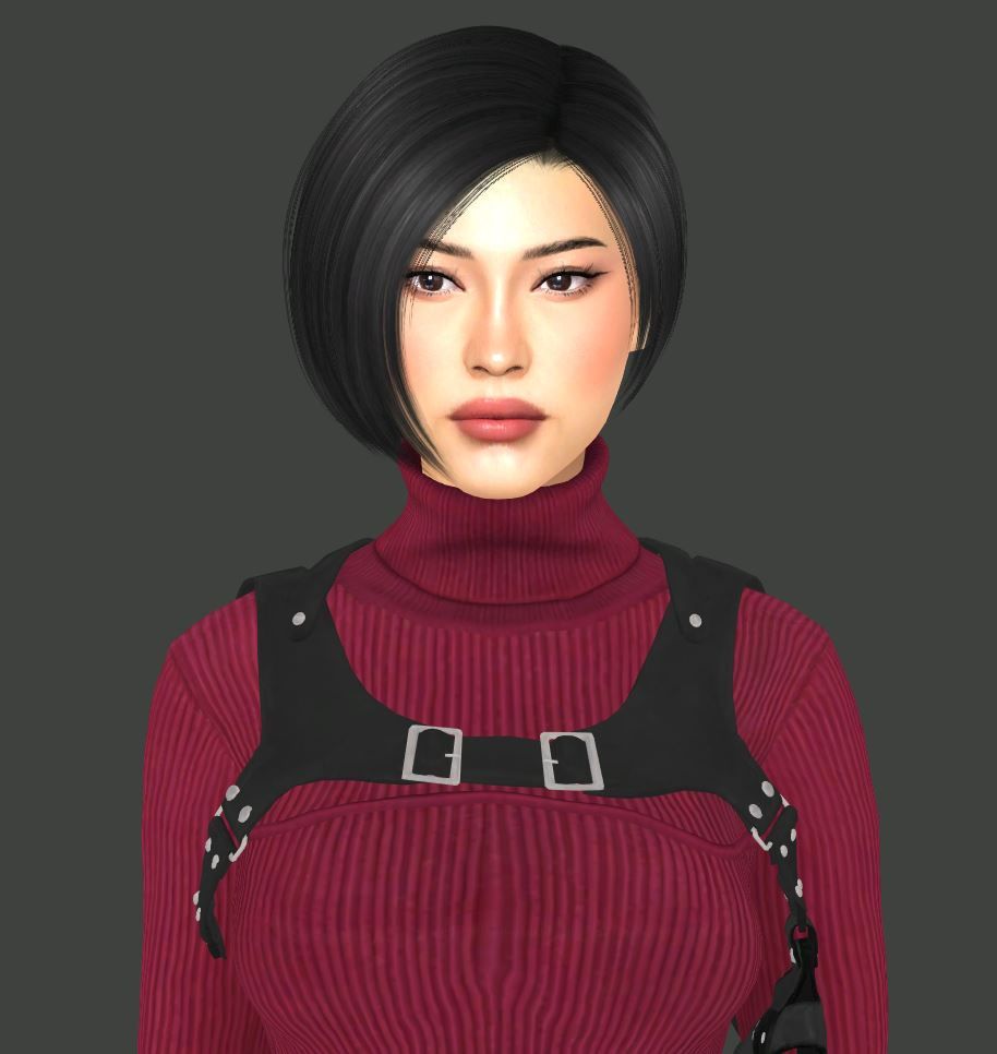 Ada Wong (Sim Download) mod for The Sims 4 