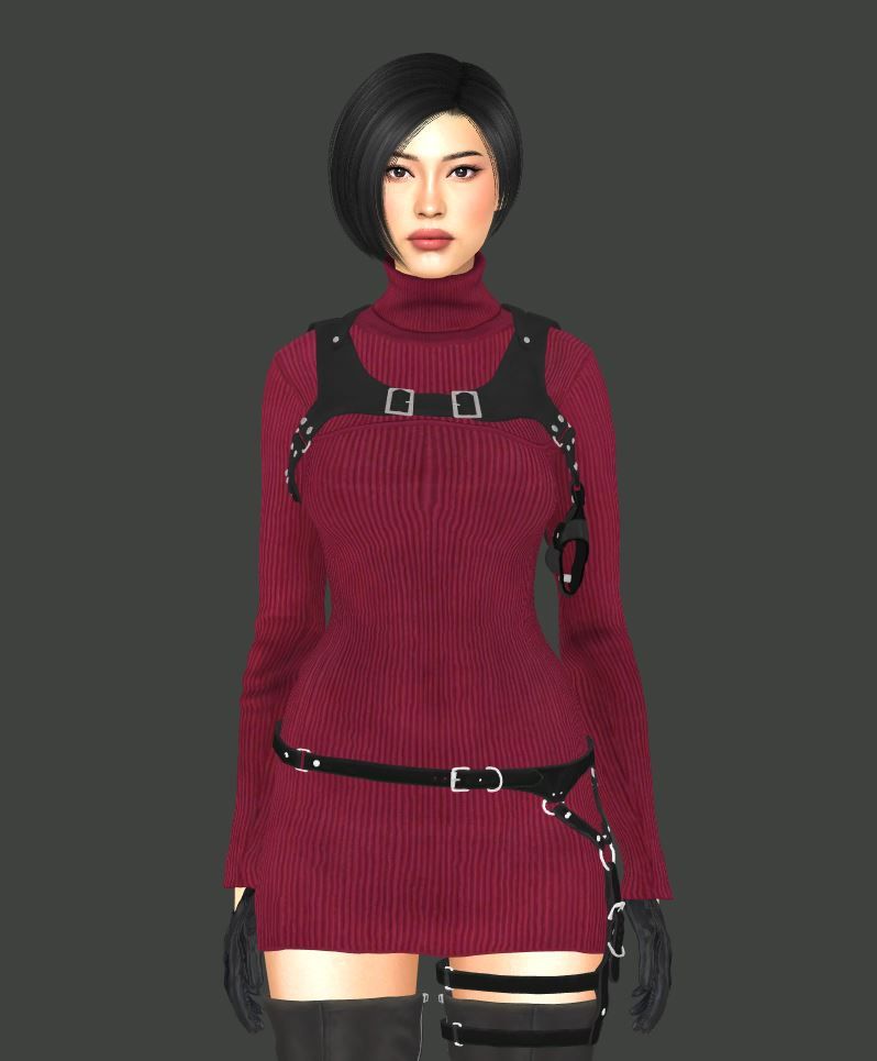 Ada Wong (Sim Download) mod for The Sims 4 