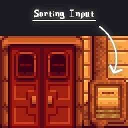 Auto-Sorter Building mod for Stardew Valley