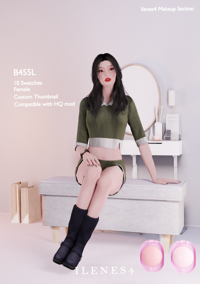 ILN. B455 BLUSH mod for The Sims 4 