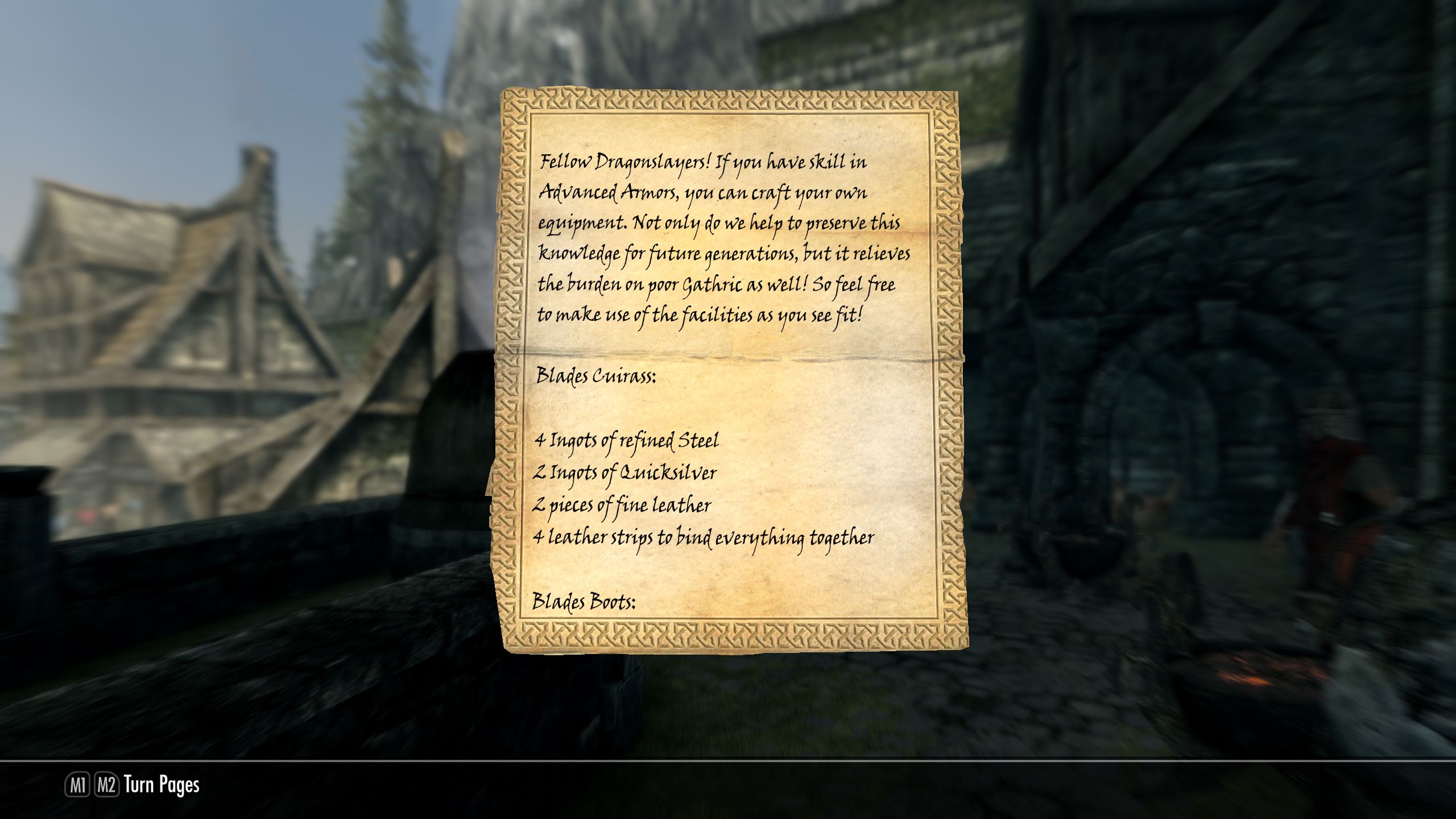 Ars Metallica mod for The Elder Scrolls V: Skyrim Special Edition