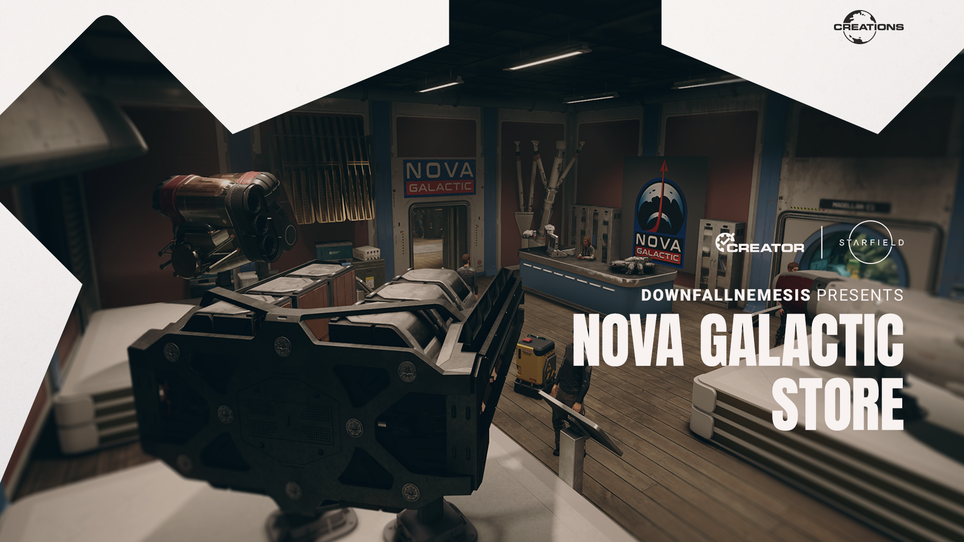 Nova Galactic Store mod for Starfield