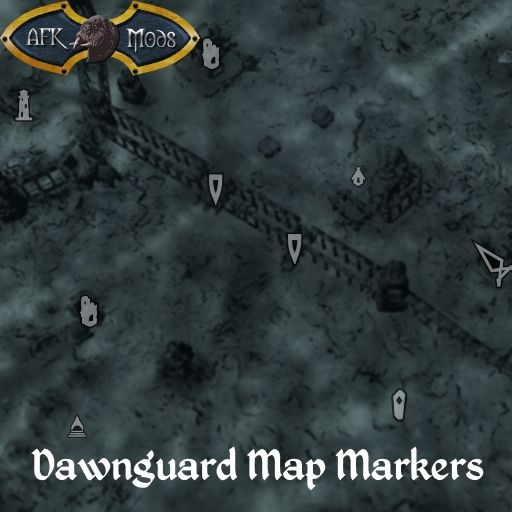 Dawnguard Map Markers mod for The Elder Scrolls V: Skyrim Special Edition
