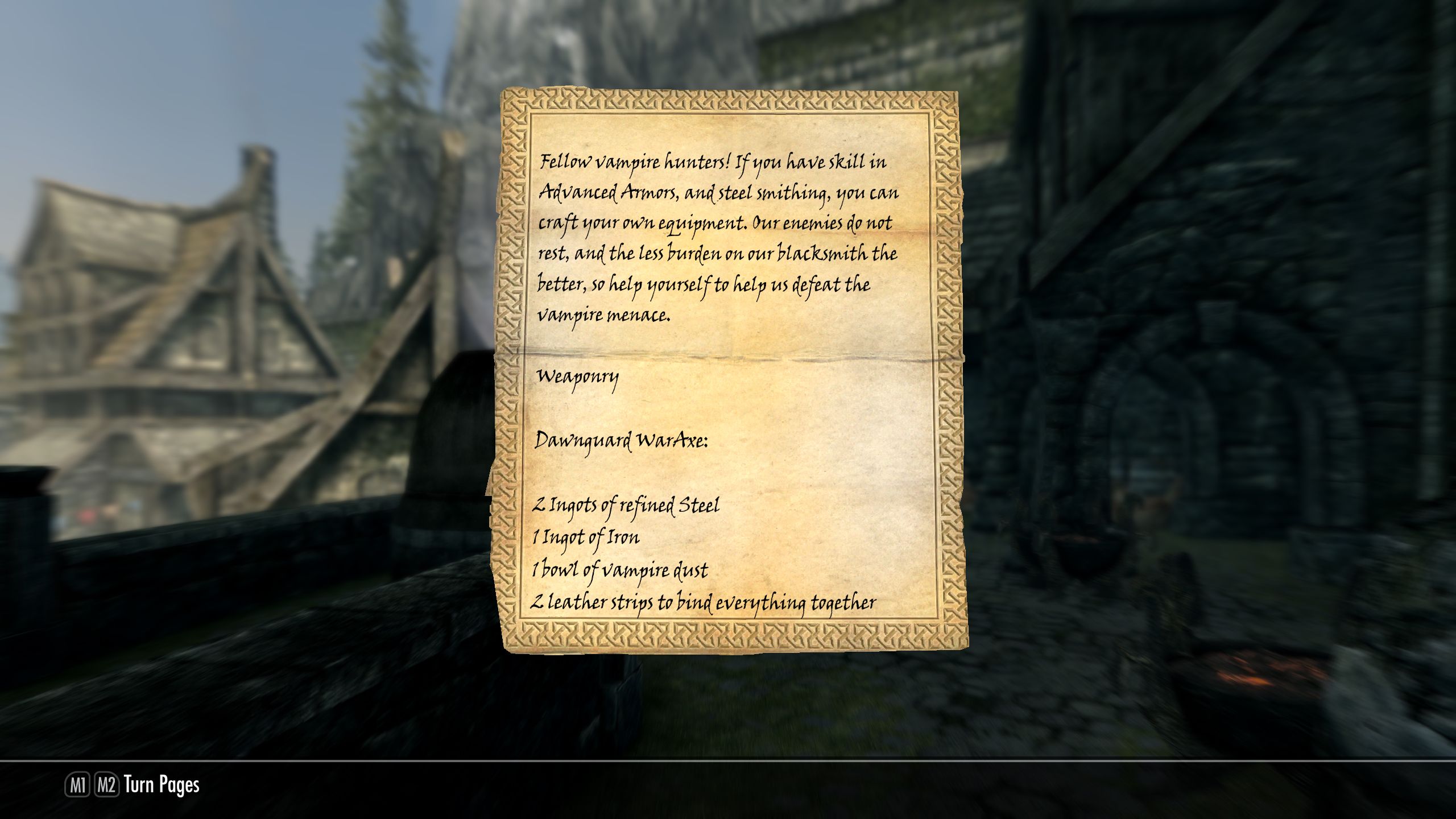 Ars Metallica mod for The Elder Scrolls V: Skyrim Special Edition