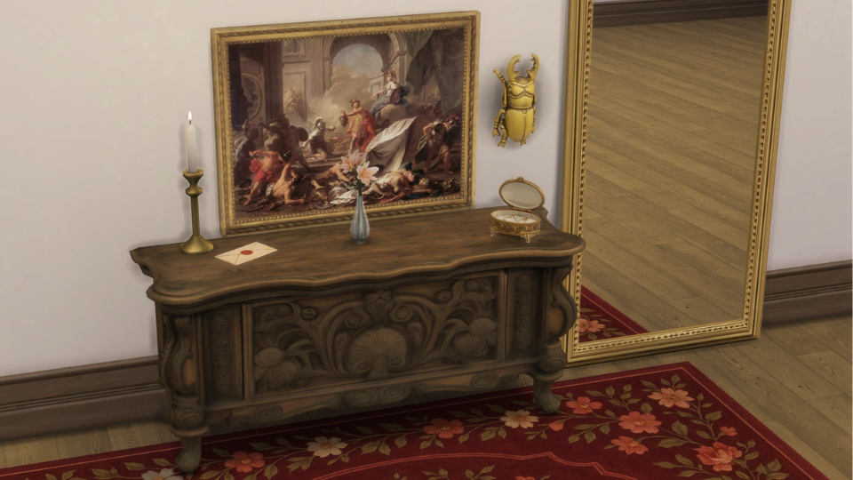 Antique Carved Console mod for The Sims 4 