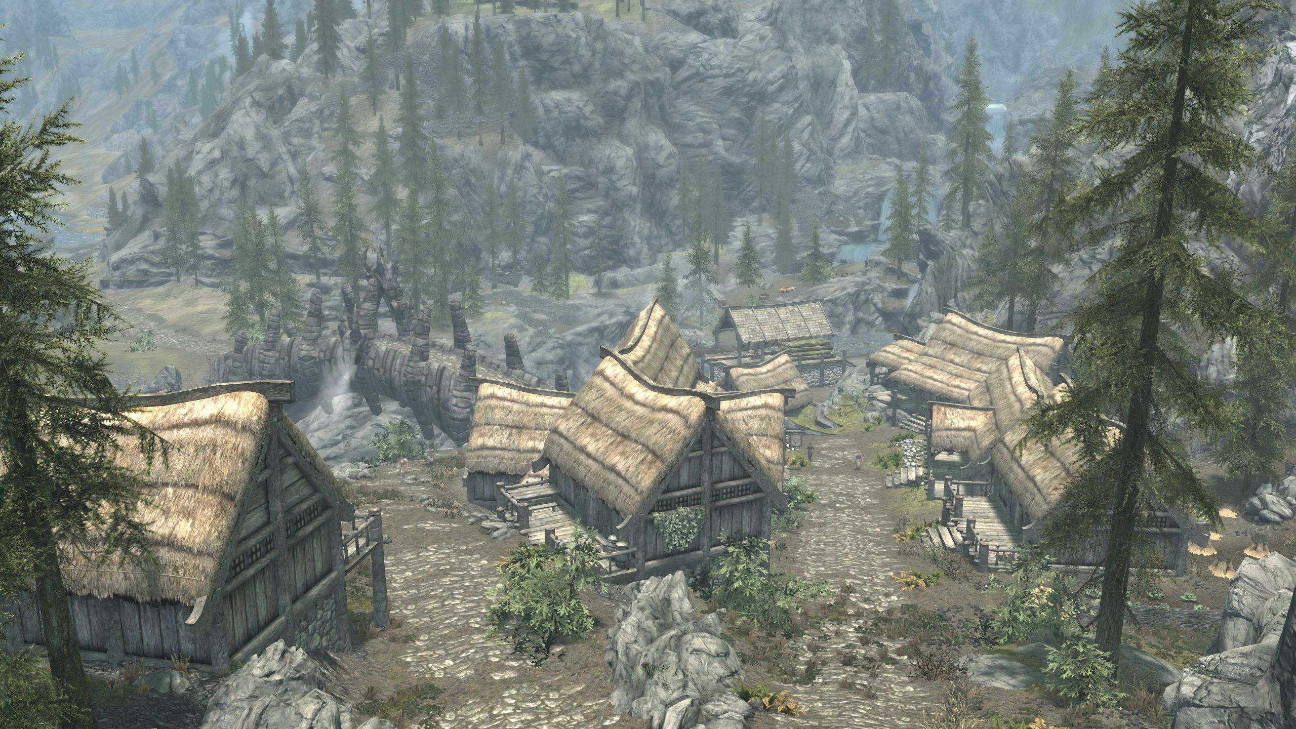 Dragon Bridge mod for The Elder Scrolls V: Skyrim Special Edition