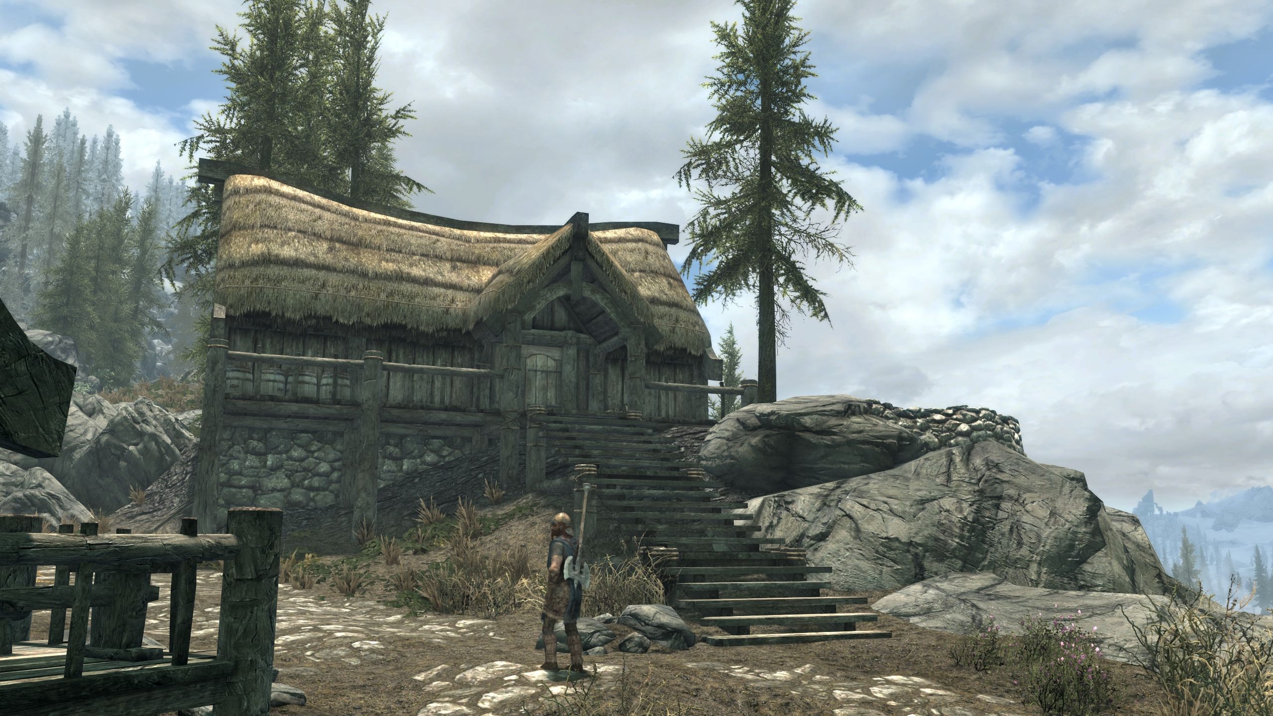 Dragon Bridge mod for The Elder Scrolls V: Skyrim Special Edition