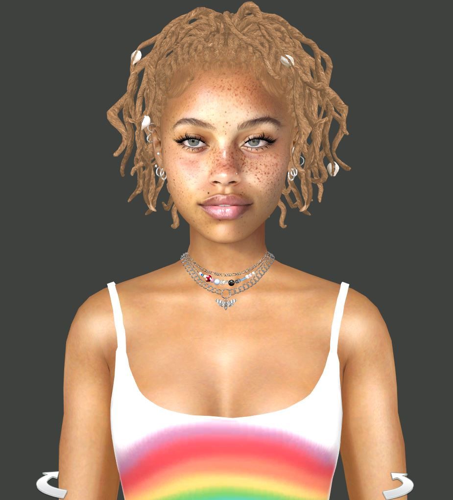 Ebony (Sim Download) mod for The Sims 4 