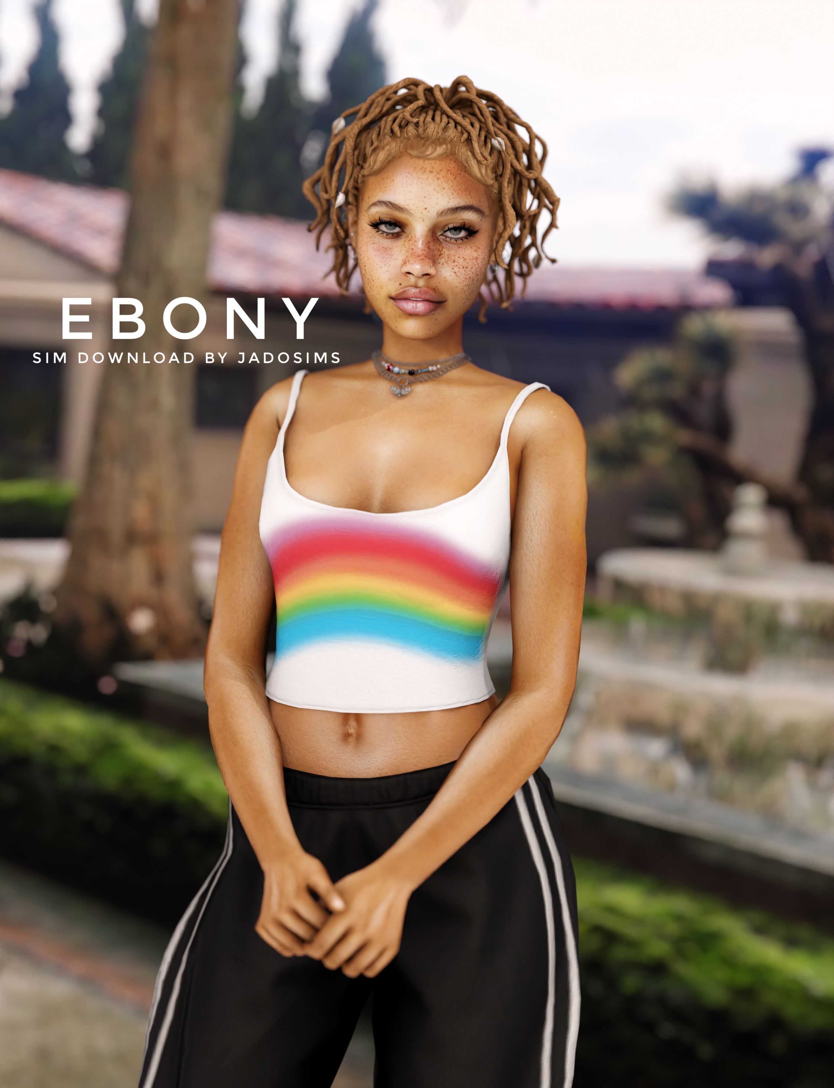 Ebony (Sim Download) mod for The Sims 4 