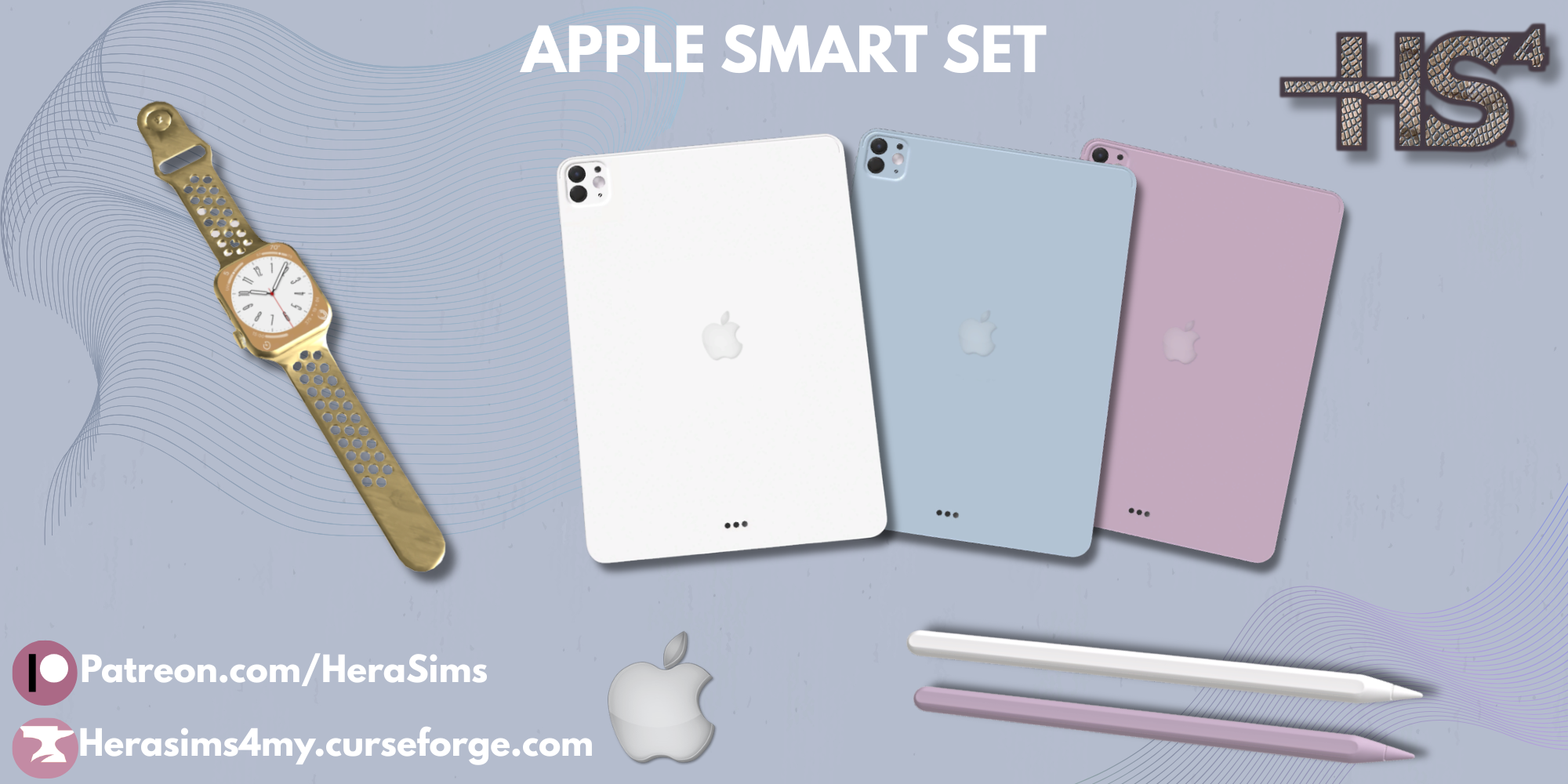 Apple smart set mod for The Sims 4 