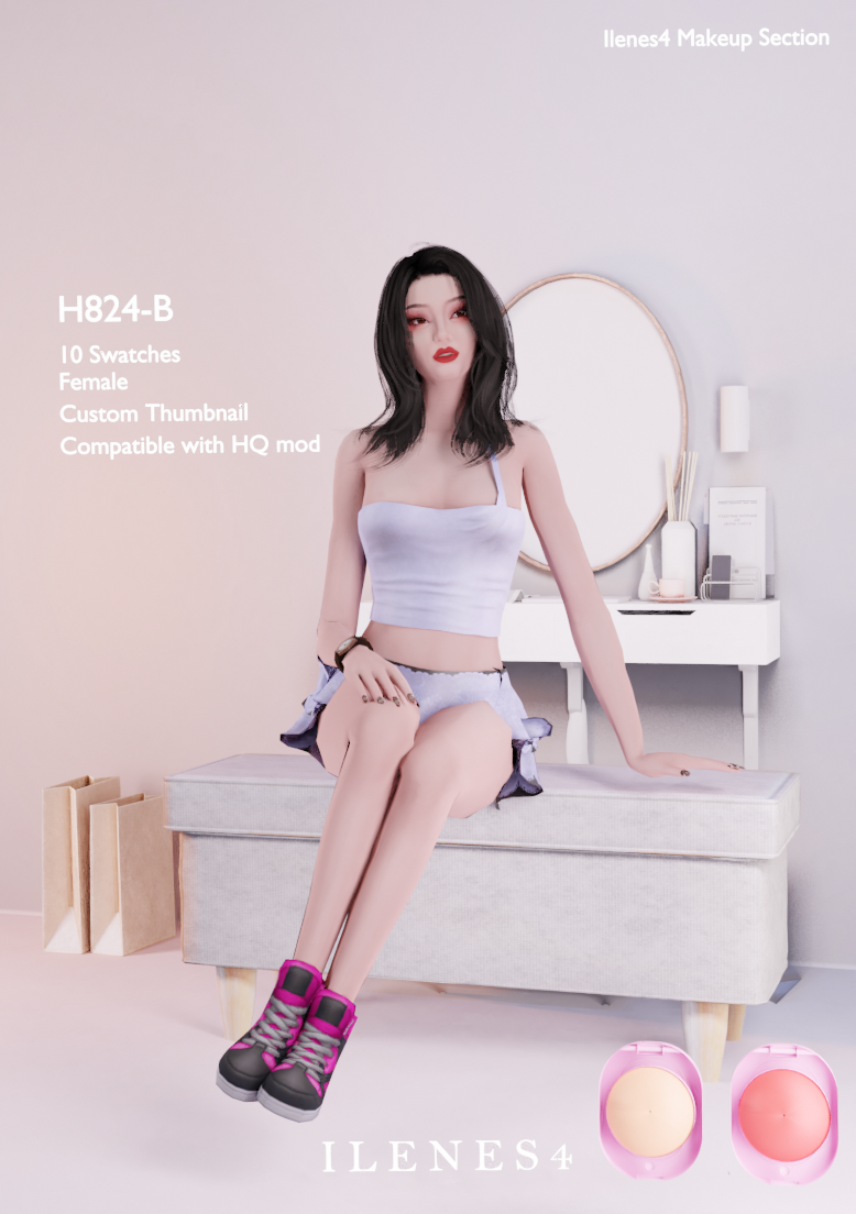 ILN. H824 BLUSH mod for The Sims 4 