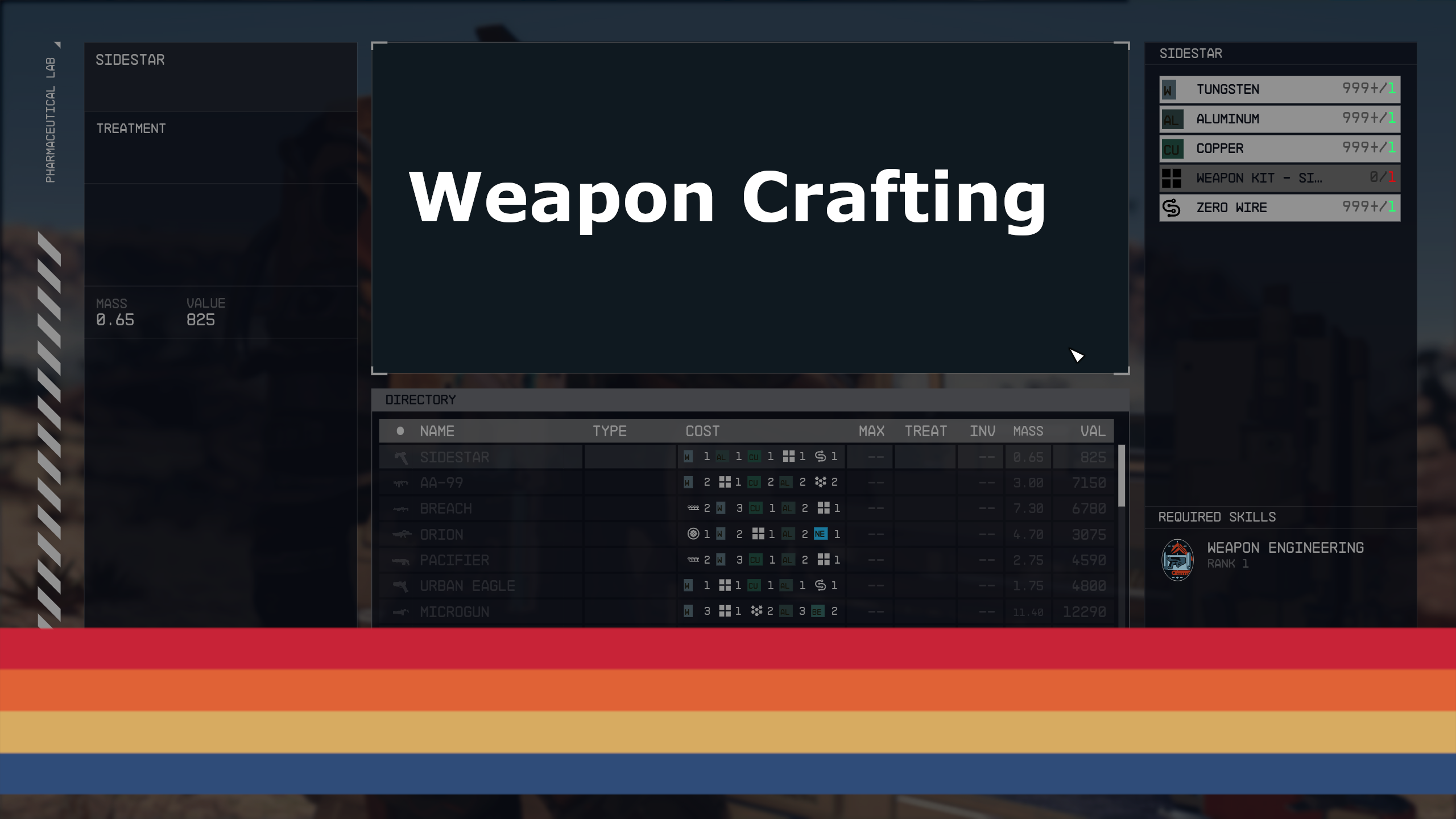 Weapon Crafting mod for Starfield