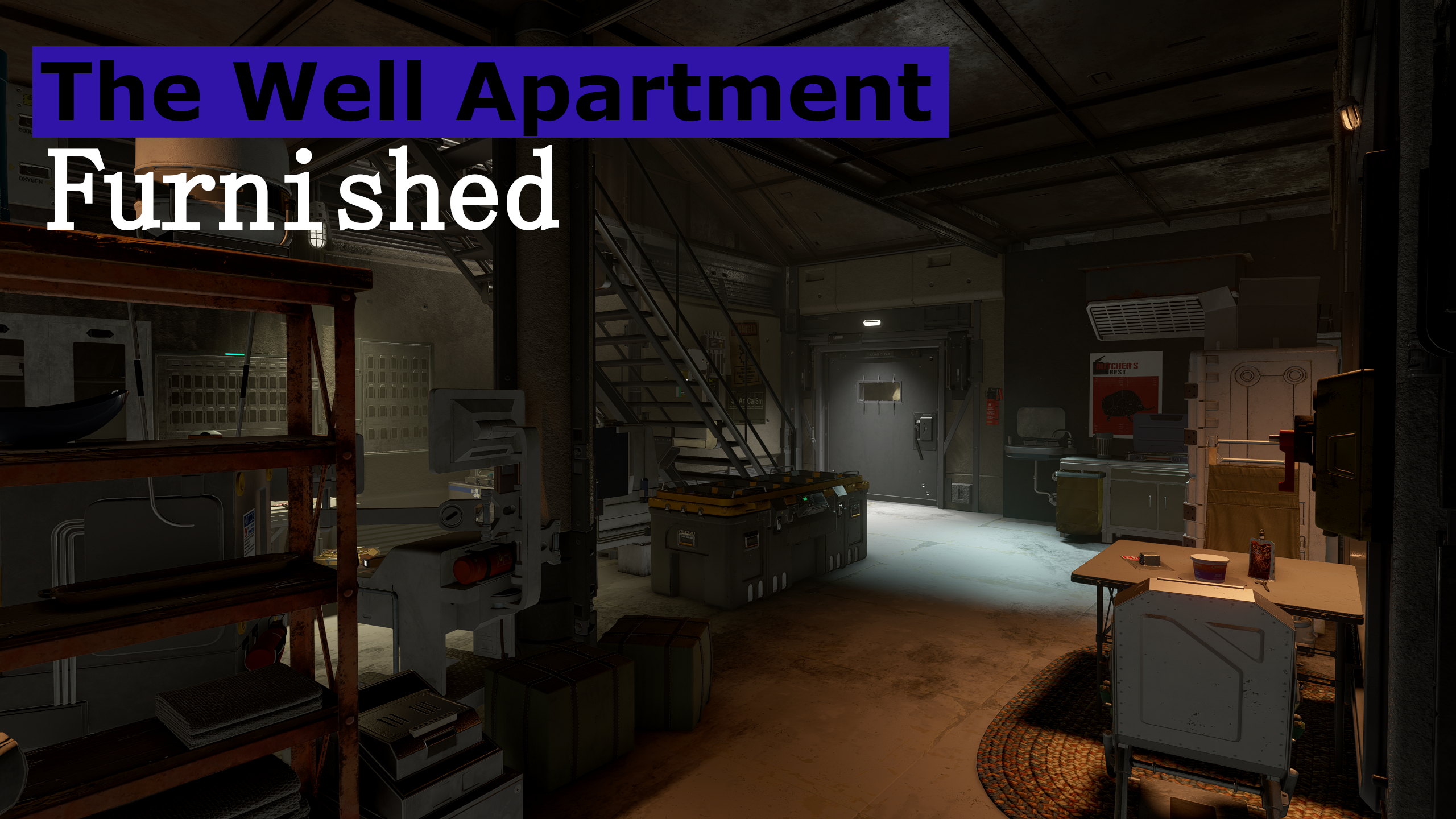 The Well Apartment - Furnished mod for Starfield