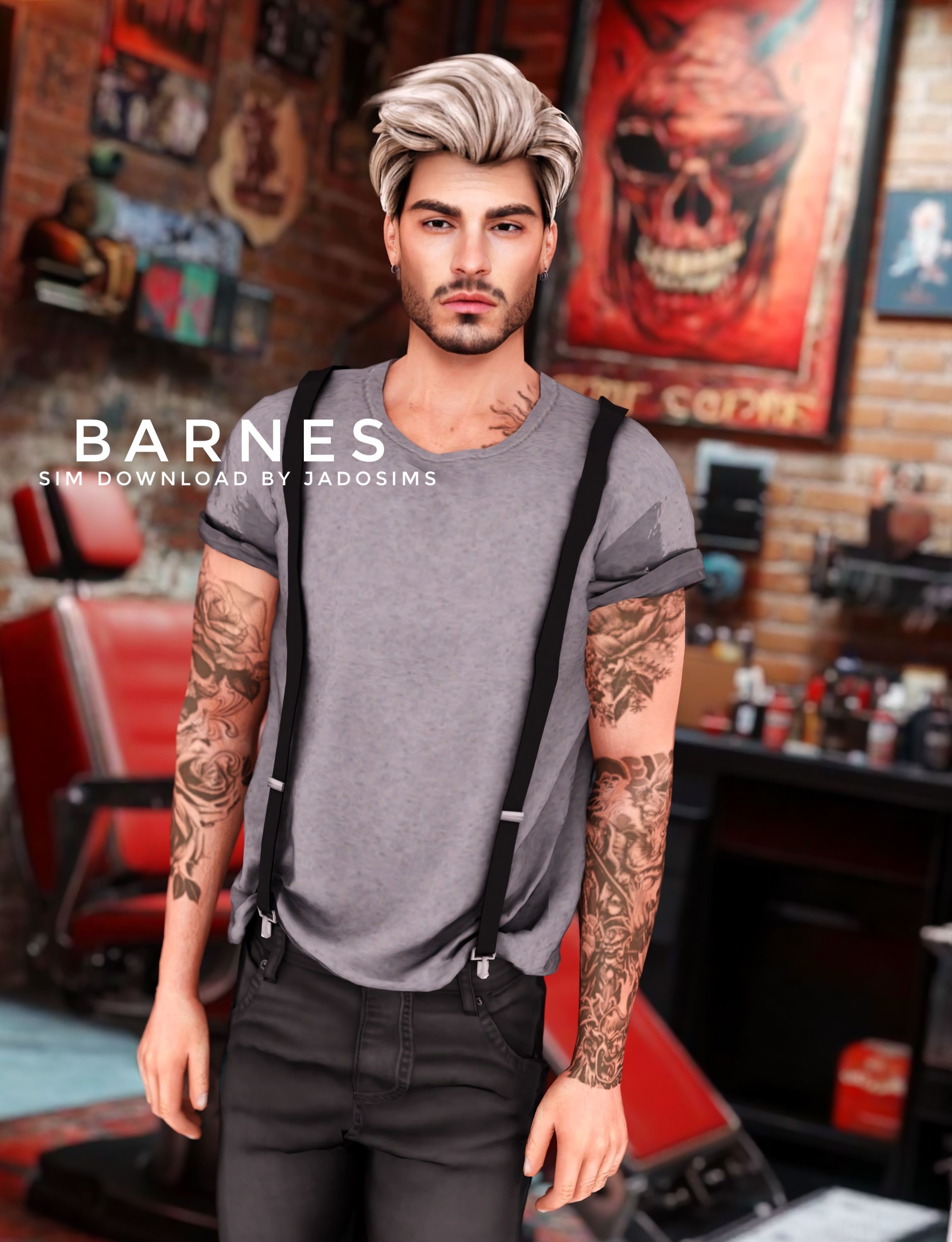 Barnes (Sim Download) mod for The Sims 4 