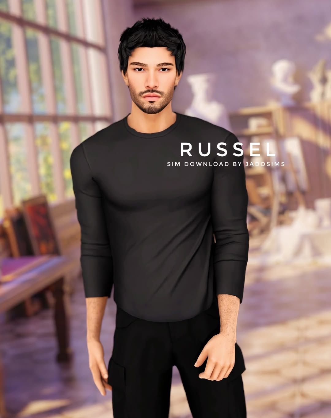 Russel  (Sim Download) mod for The Sims 4 