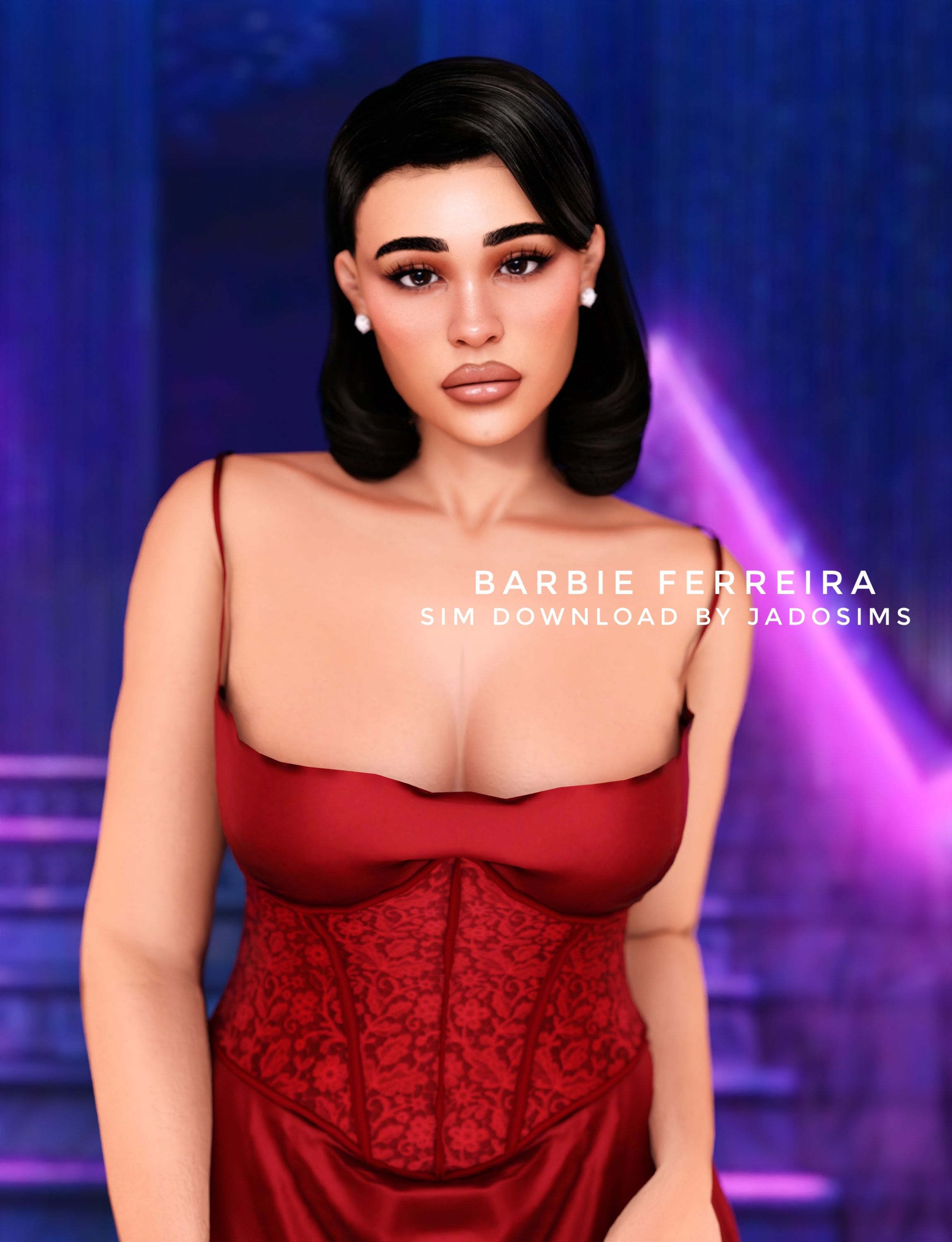 Barbie Ferreira (Sim Download) mod for The Sims 4 