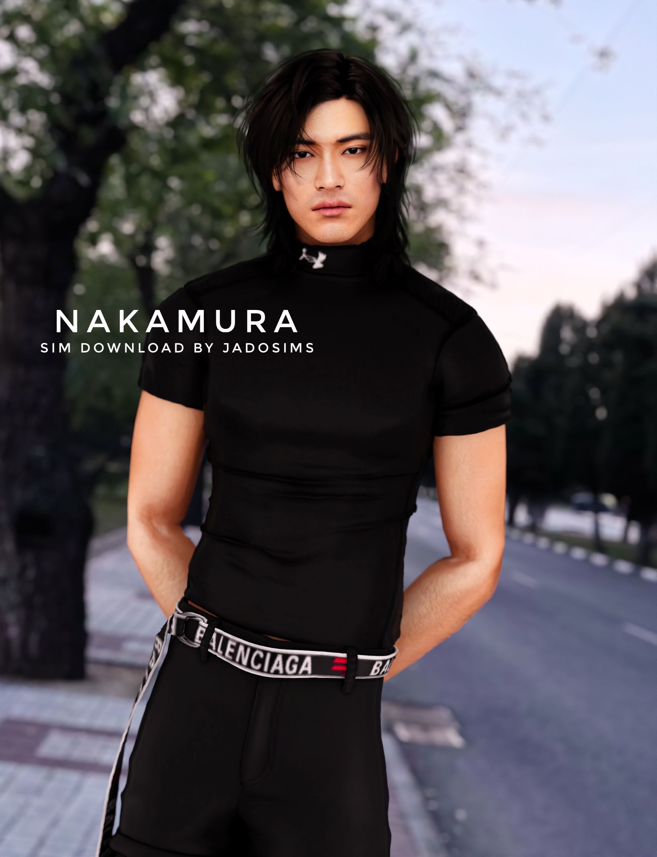 Nakamura  (Sim Download) mod for The Sims 4 