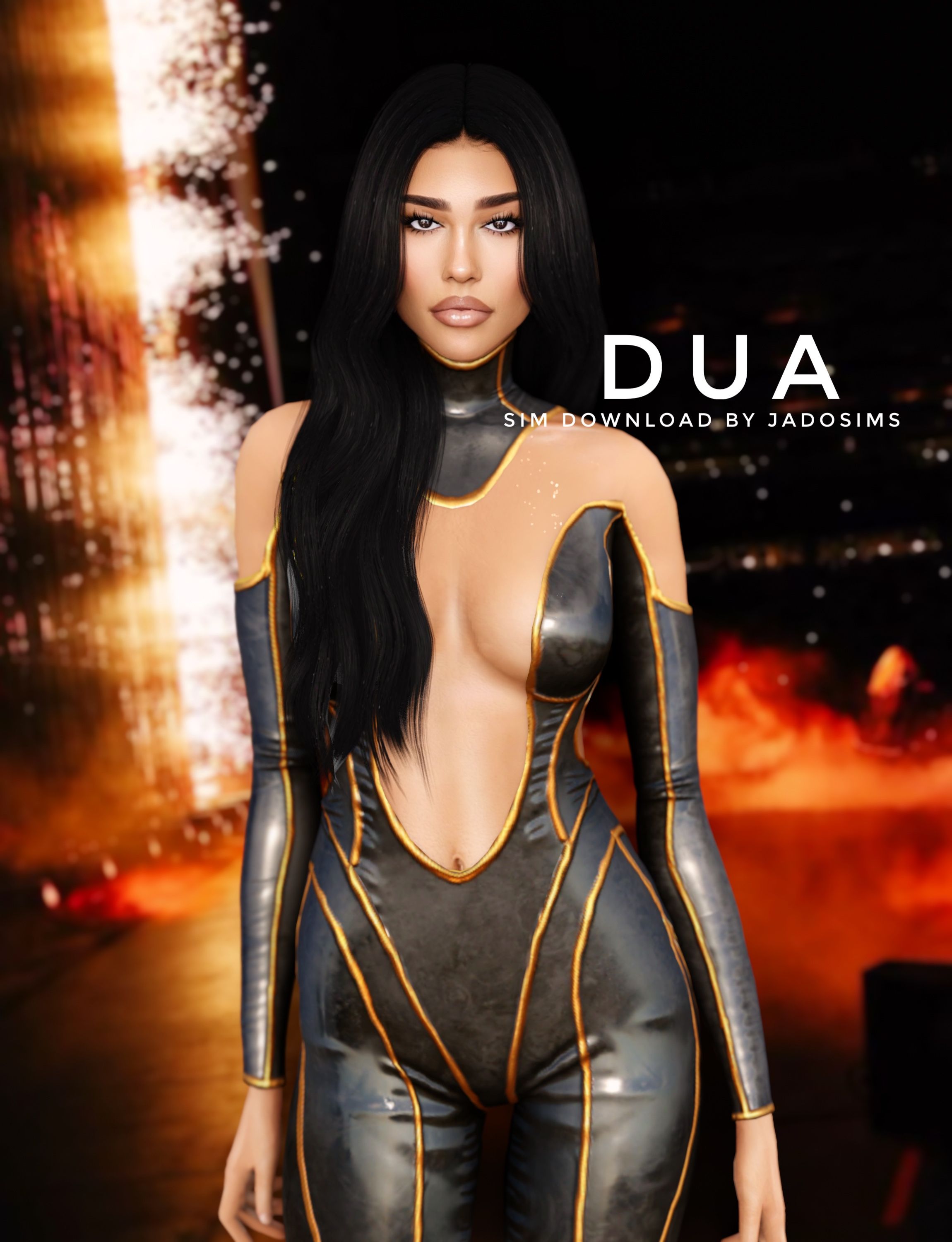 Dua Lipa (Sim Download) mod for The Sims 4 