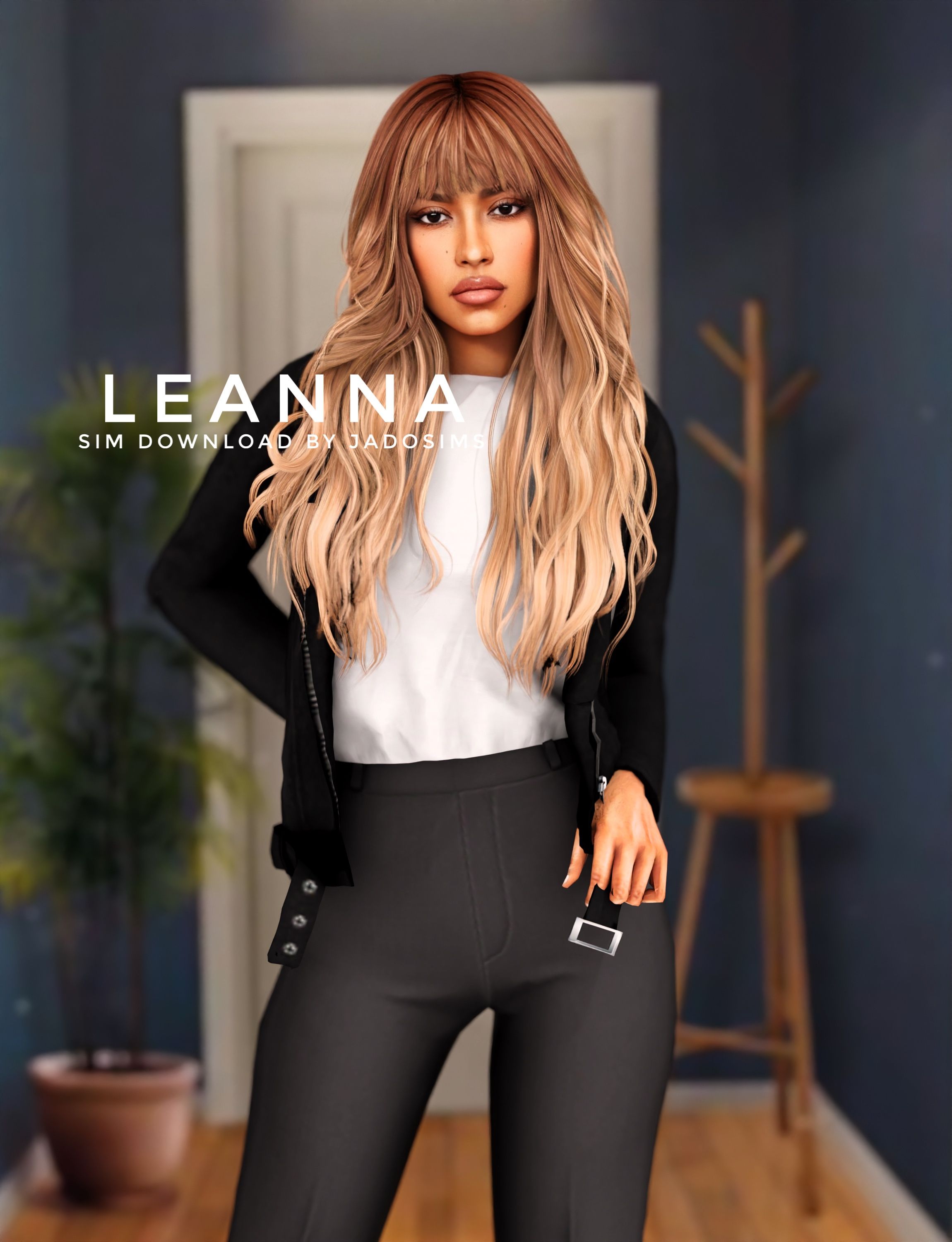 Leanna (Sim Download) mod for The Sims 4 