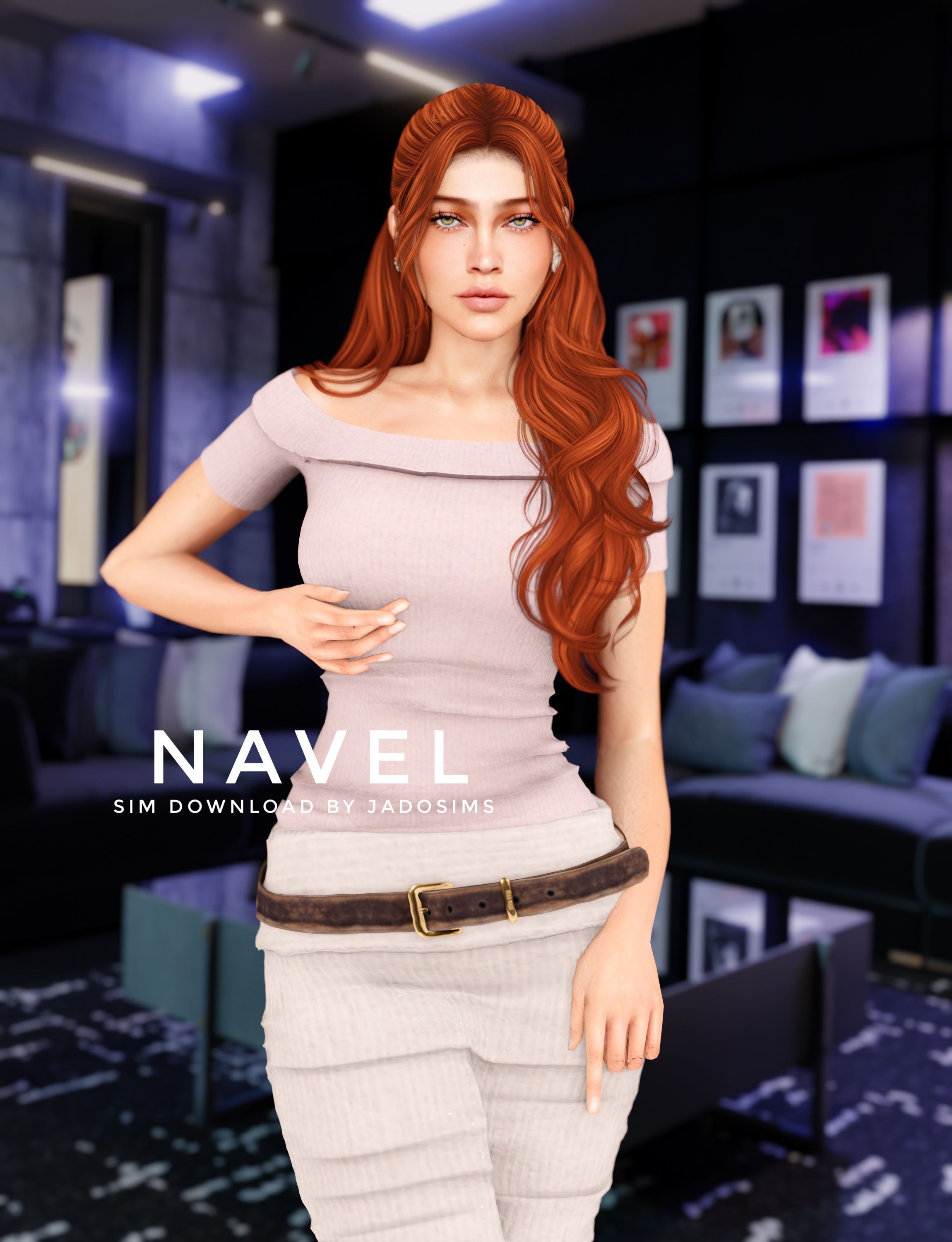 Navel (Sim Download) mod for The Sims 4 