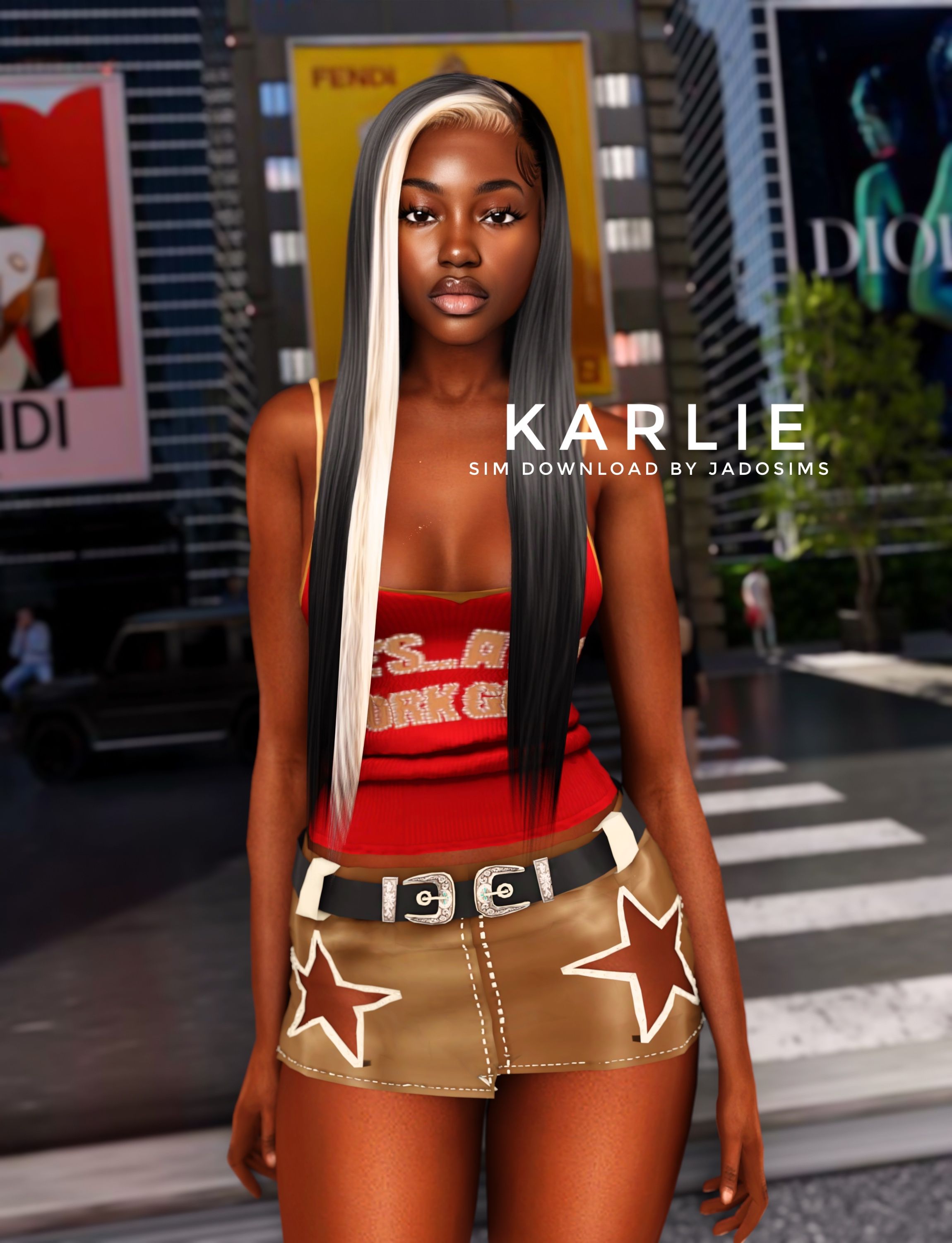 Karlie (Sim Download) mod for The Sims 4 