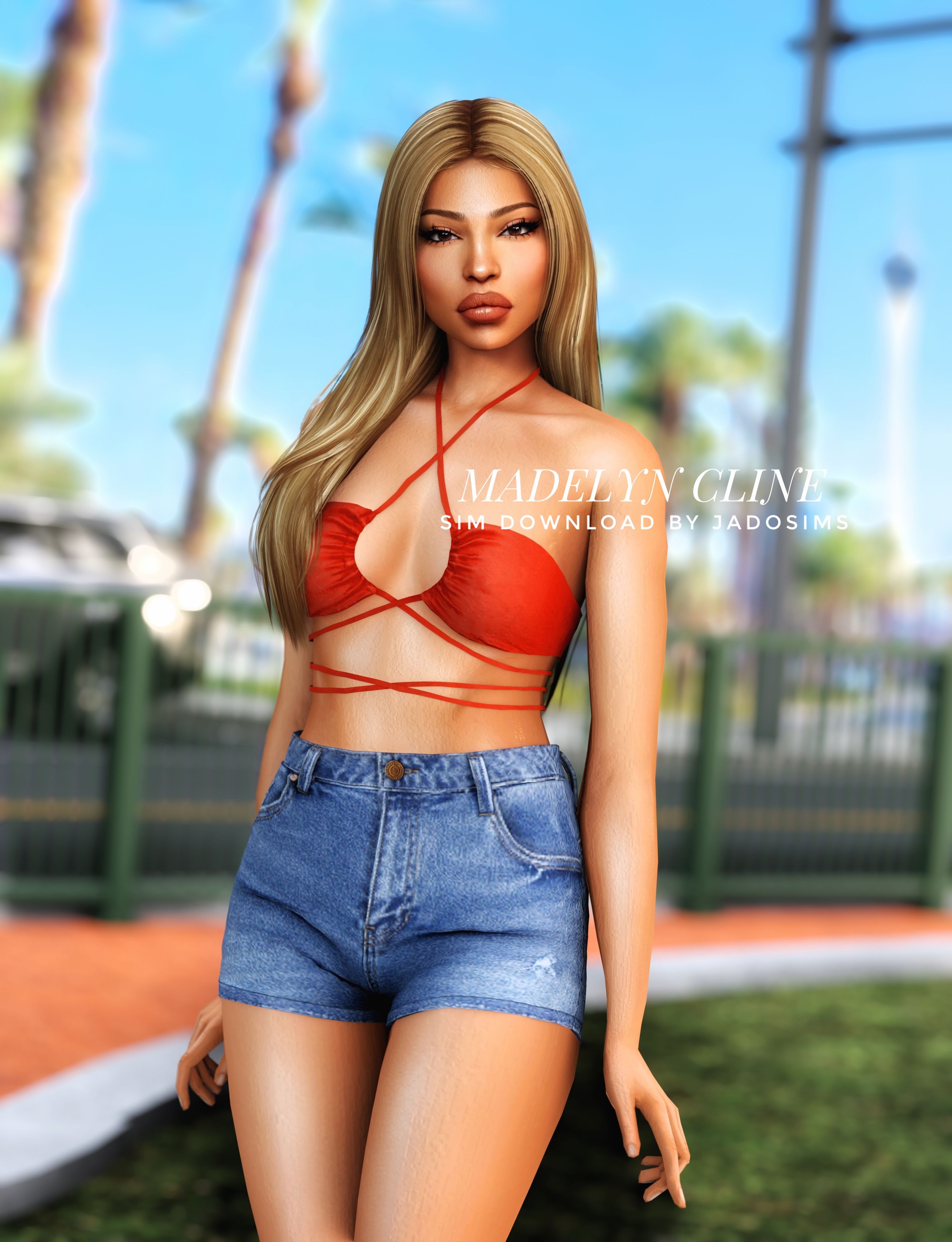 Madelyn Cline (Sim Download) mod for The Sims 4 