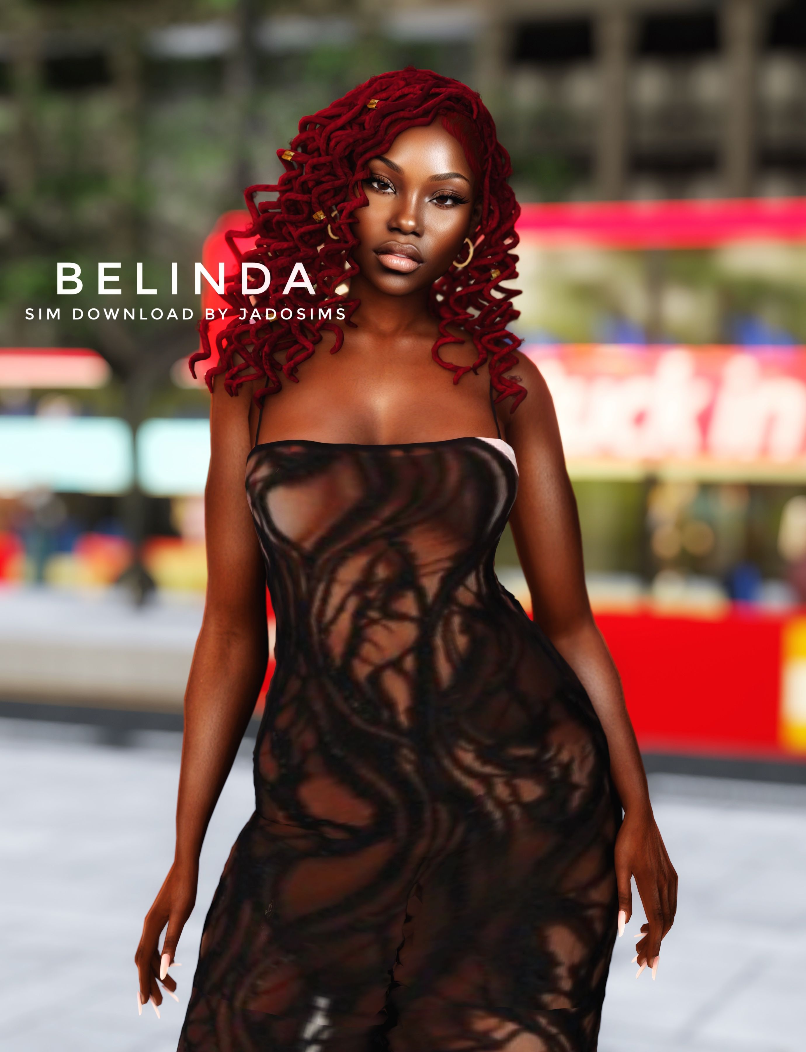 Belinda (Sim Download)  mod for The Sims 4 