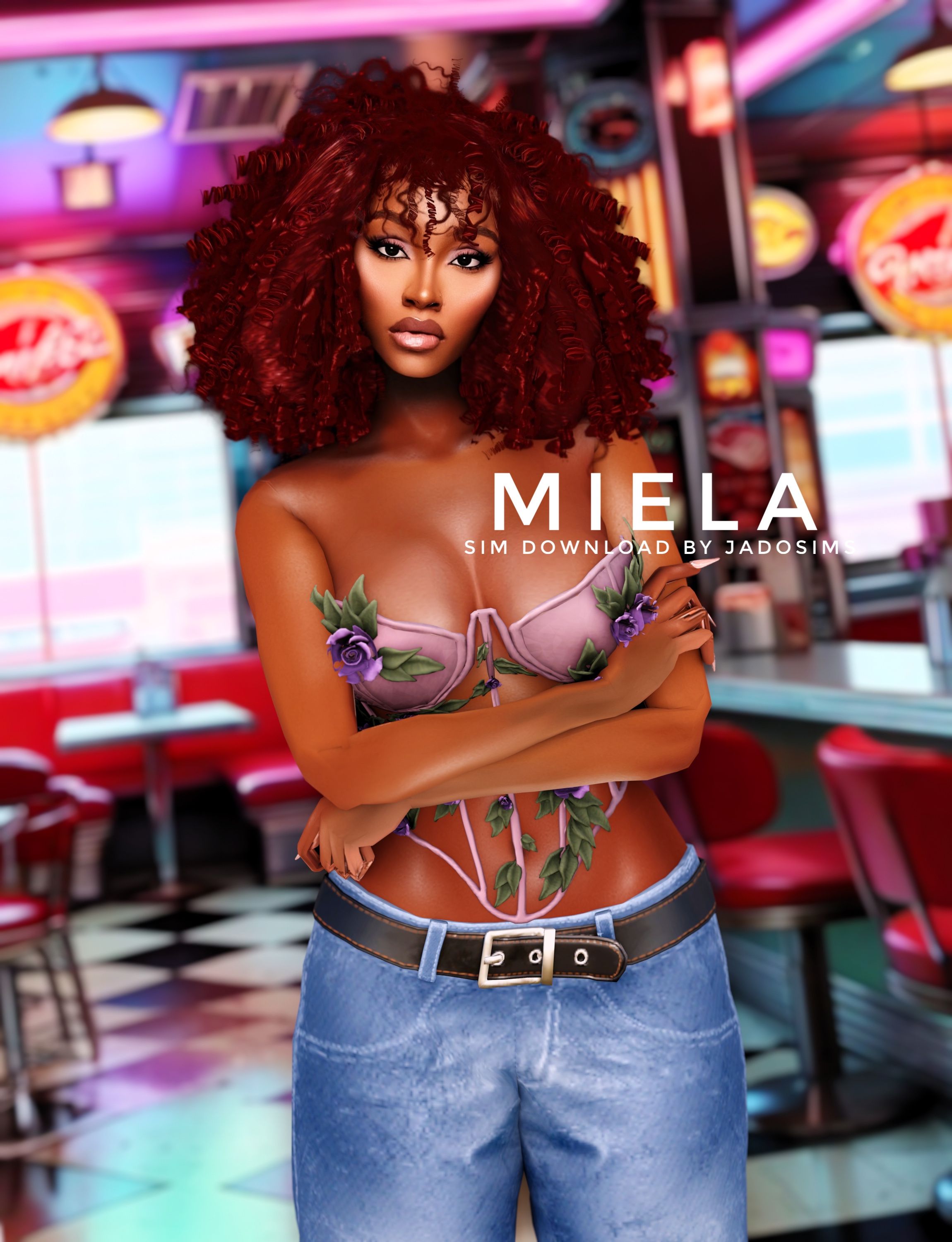 Miela (Sim Download) mod for The Sims 4 