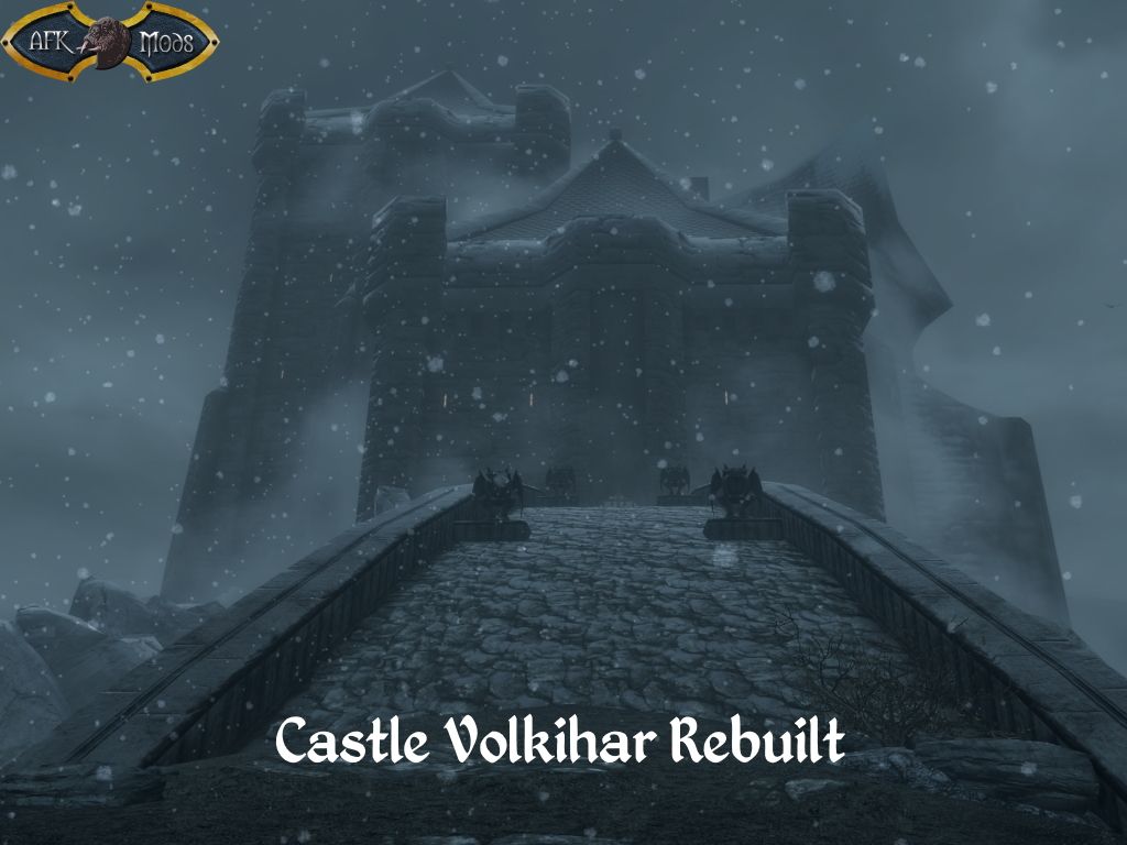 Castle Volkihar Rebuilt mod for The Elder Scrolls V: Skyrim Special Edition
