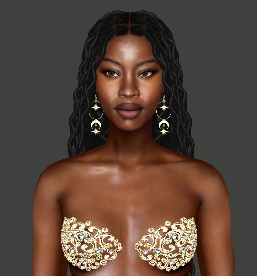 Nhilia (Sim Download) mod for The Sims 4 