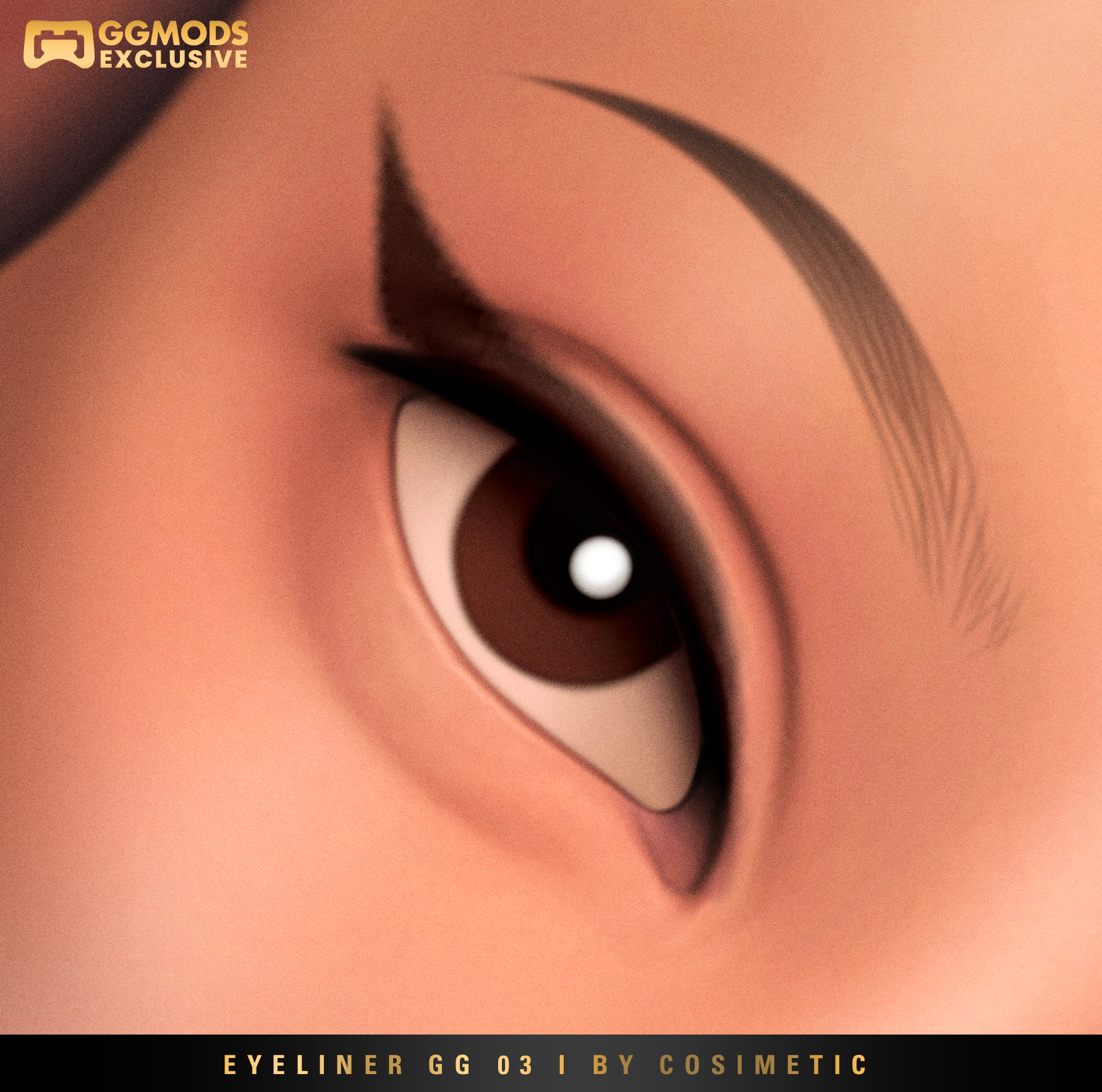 MM Edge Trace Eyeliner GG 03 mod for The Sims 4 