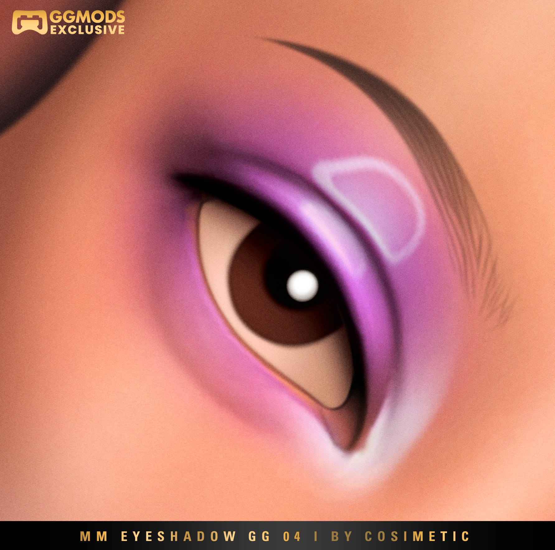 MM Gloss Veil Eyeshadow GG 04 mod for The Sims 4 
