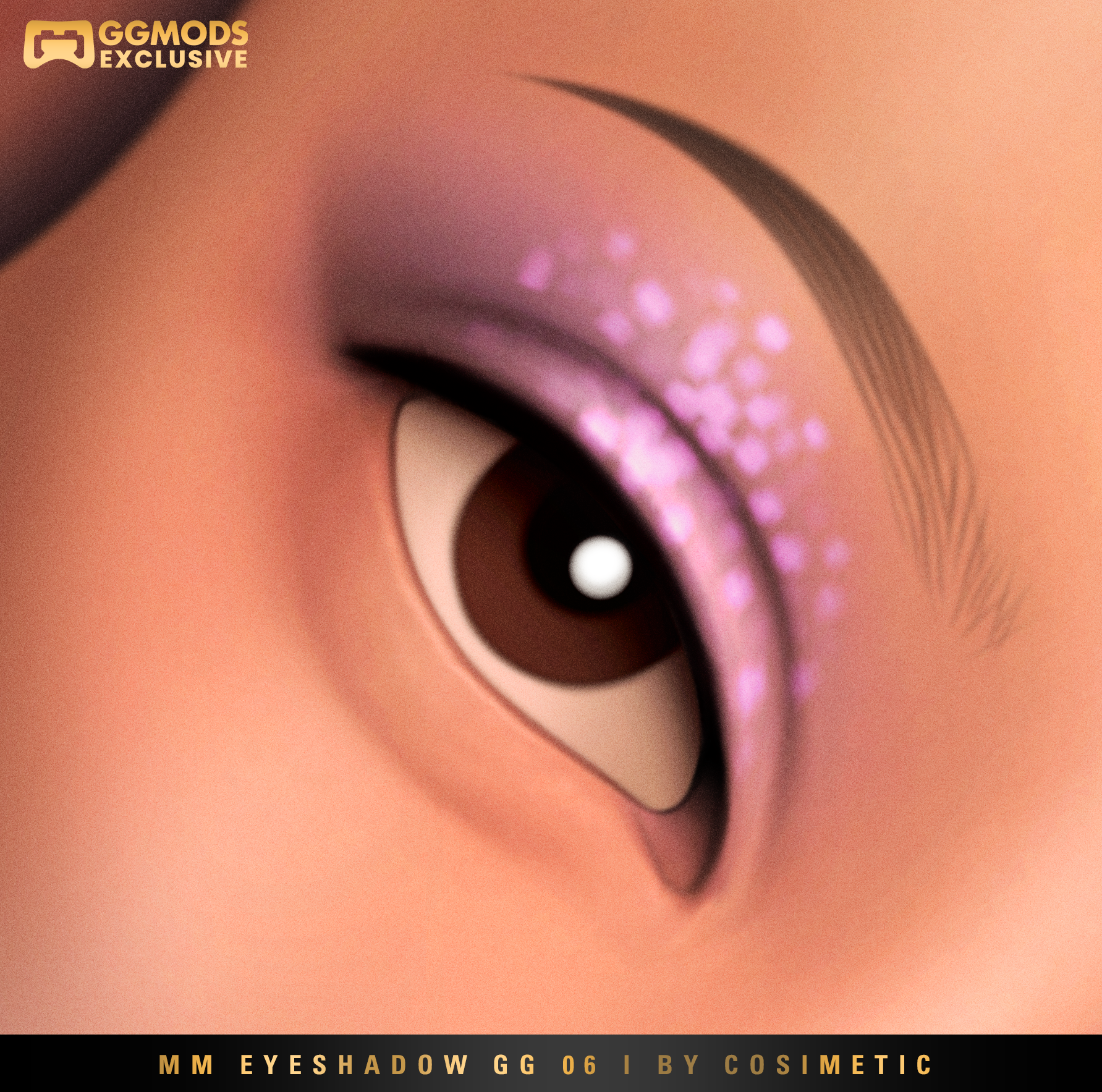 MM Spark Veil Eyeshadow GG 06 mod for The Sims 4 