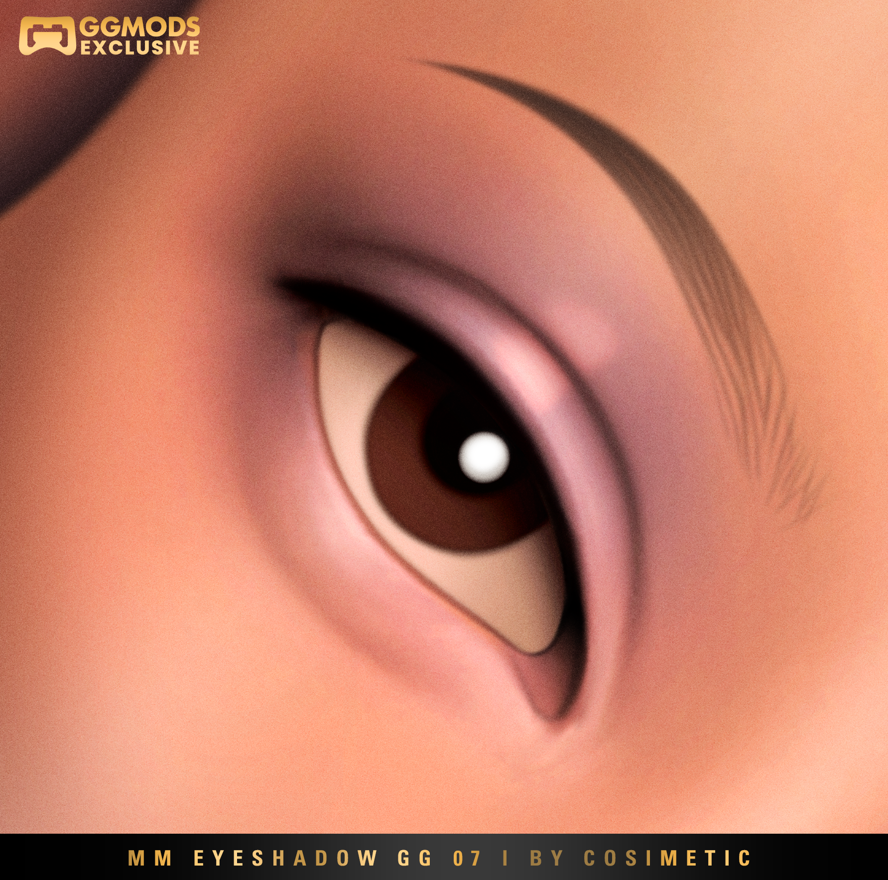 Velvet Blend Eyeshadow GG 07 mod for The Sims 4 