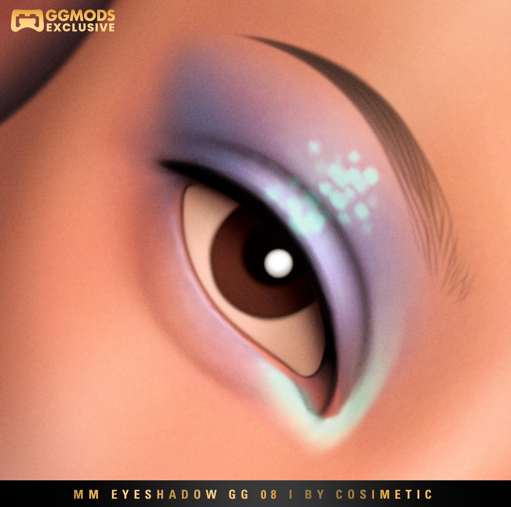 MM Gloss Fade Eyeshadow GG 08 mod for The Sims 4 
