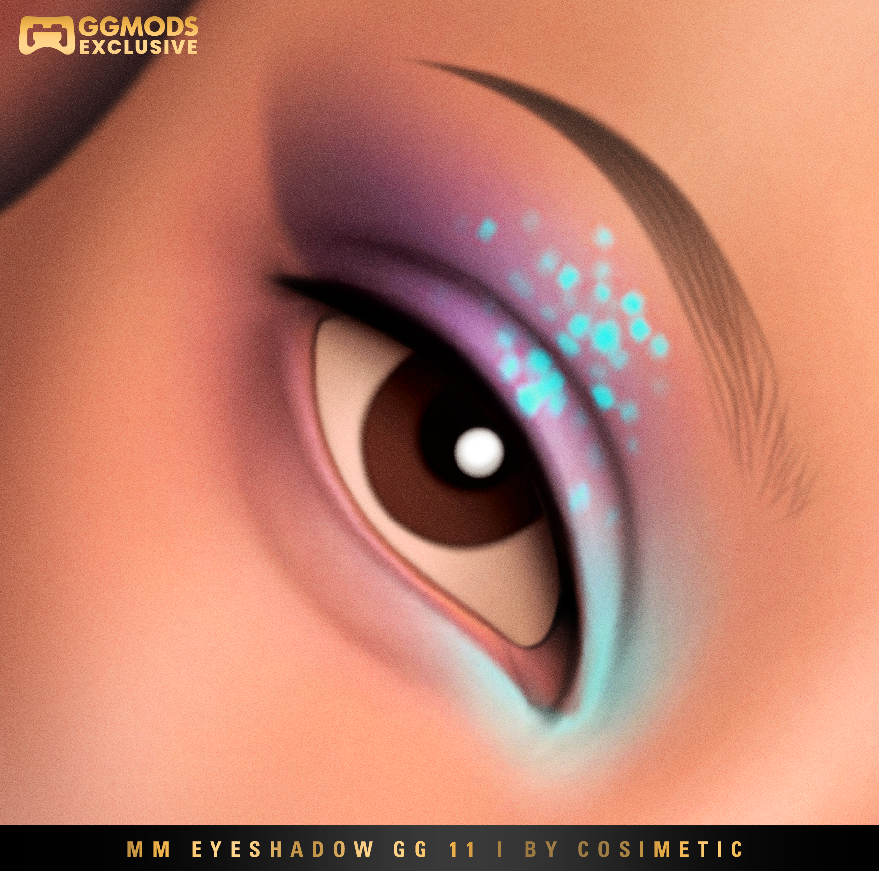 MM Radiant Pop Eyeshadow GG 11 mod for The Sims 4 