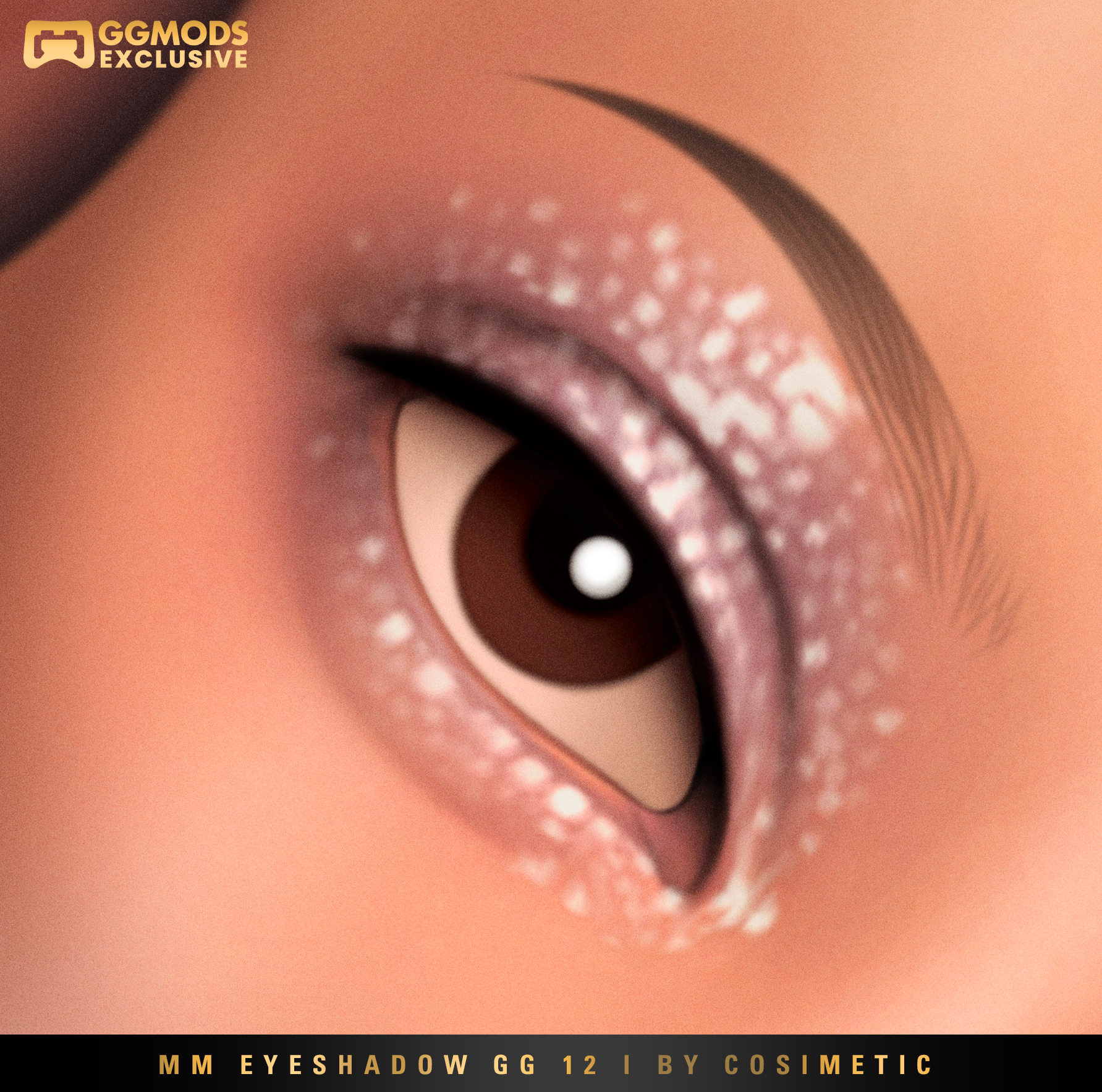 MM Crystal Pop Eyeshadow GG 12 mod for The Sims 4 
