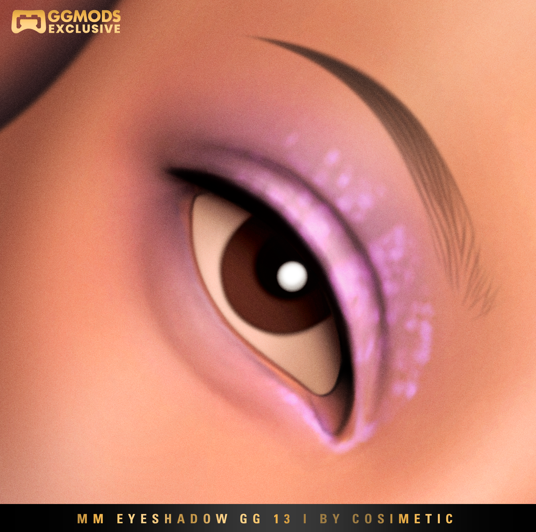 MM Glow Dust Eyeshadow GG 13 mod for The Sims 4 
