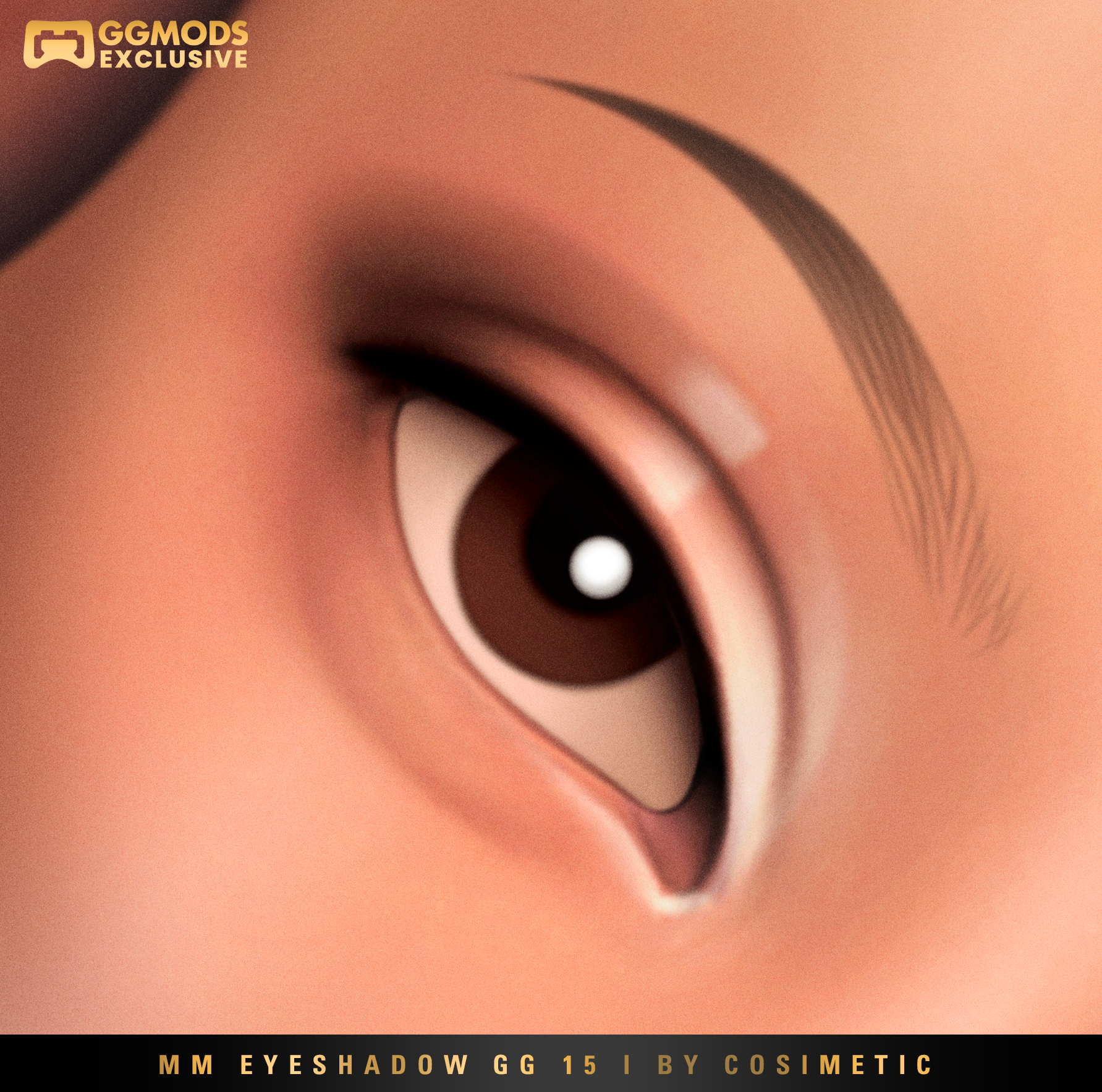 MM Soft Matte Blend Eyeshadow GG 15 mod for The Sims 4 