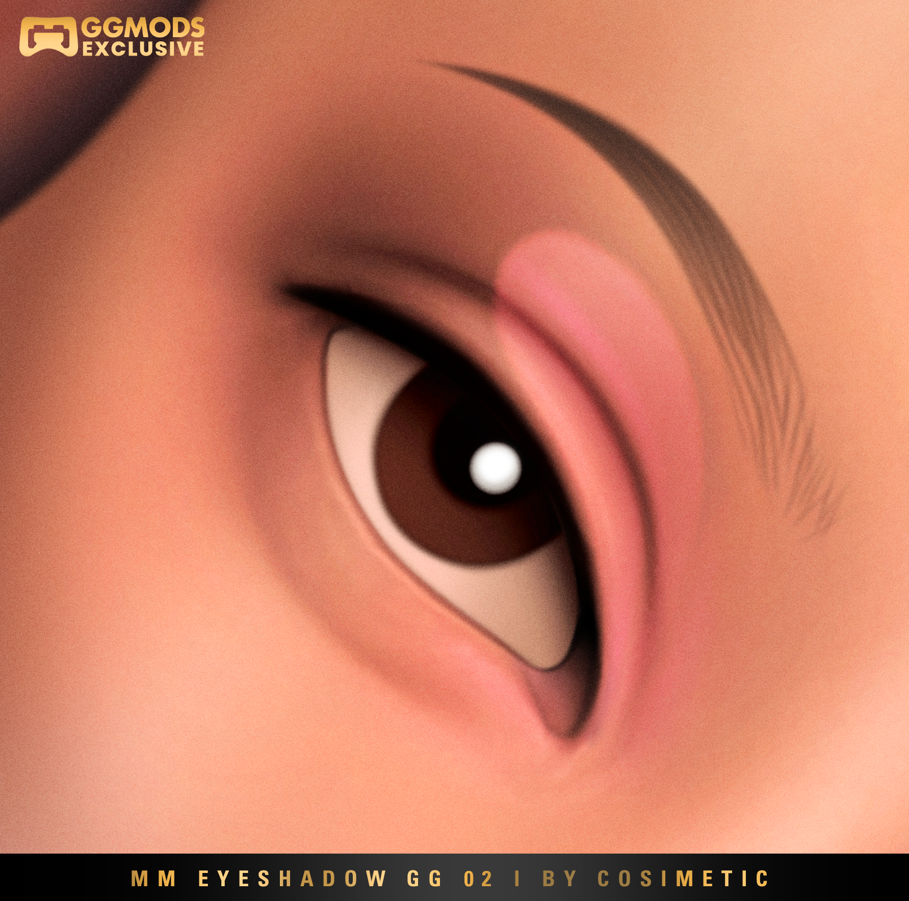 MM Neon Veil Eyeshadow GG02 mod for The Sims 4 