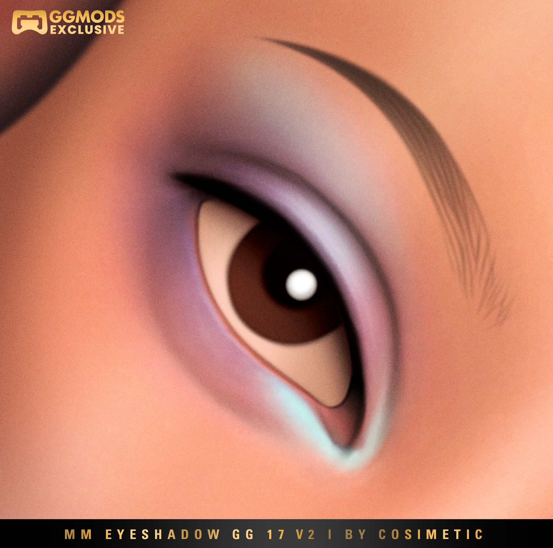 MM Prism Glow Eyeshadow GG 17 V2 mod for The Sims 4 
