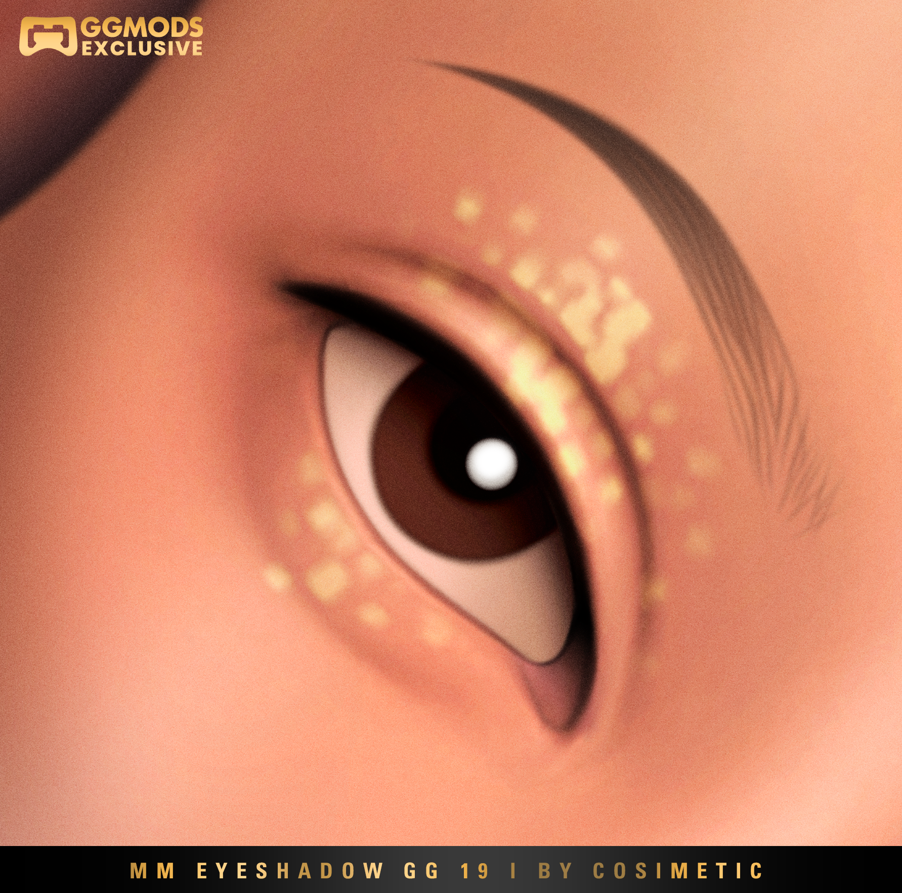 MM Jewel Dust Eyeshadow GG 19 mod for The Sims 4 